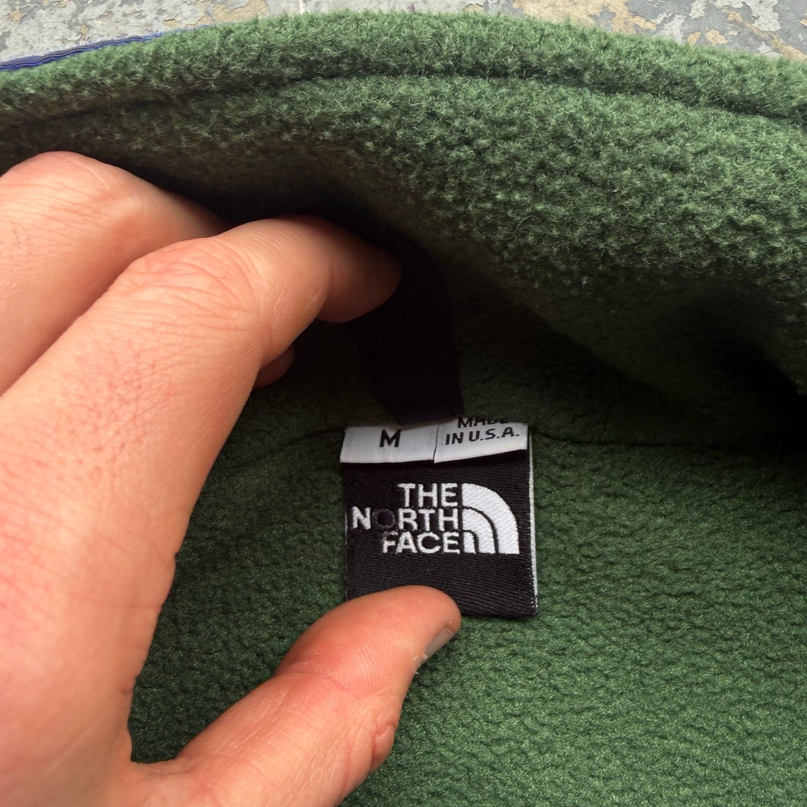 The North Face vtg The North Face Blue Soft Shell Jacket Sz M Made In USA Size US M / EU 48-50 / 2 - 3 Thumbnail