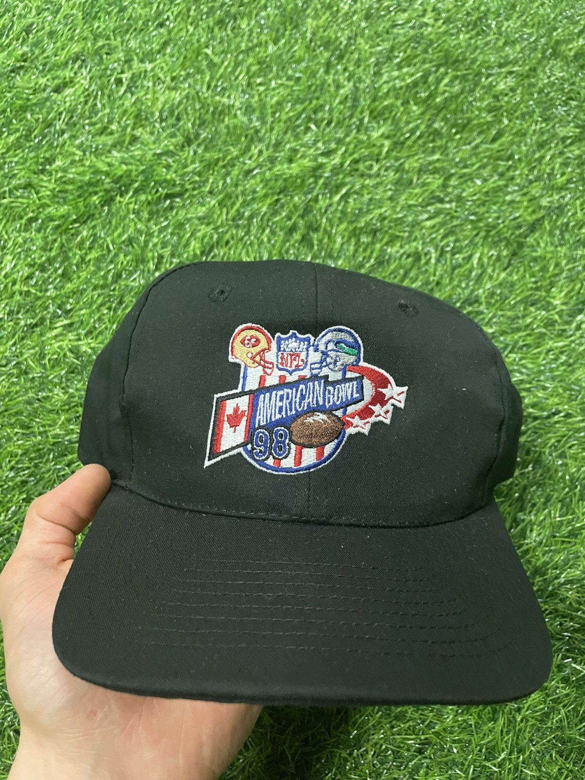 NFL × Starter × Vintage Starter Bowl 1998 NFL Seahawks San Francisco 49ers Hat Size ONE SIZE - 2 Thumbnail