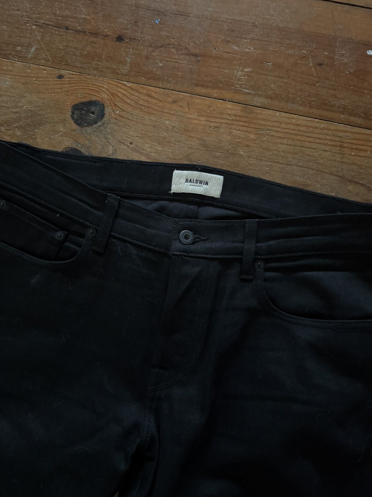 Baldwin BALDWIN SELVEDGE DENIM BLACK Size US 34 / EU 50 - 2 Thumbnail