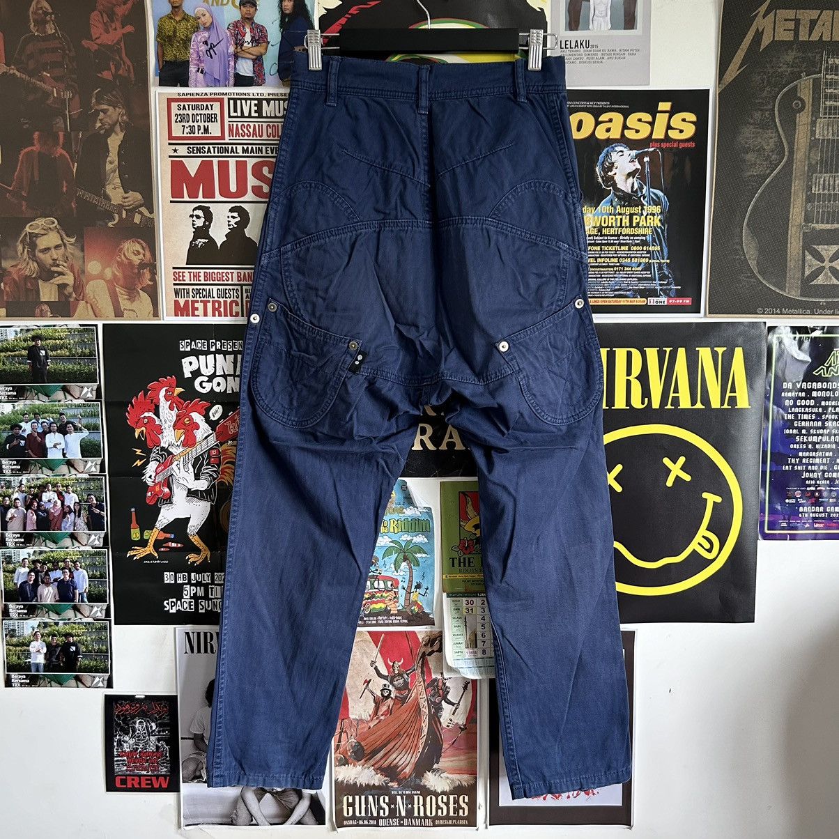 mercibeaucoup Vintage Mercibeaucouo Jevous Enprie Back Drop Pants Size US 28 / EU 44 - 1 Thumbnail
