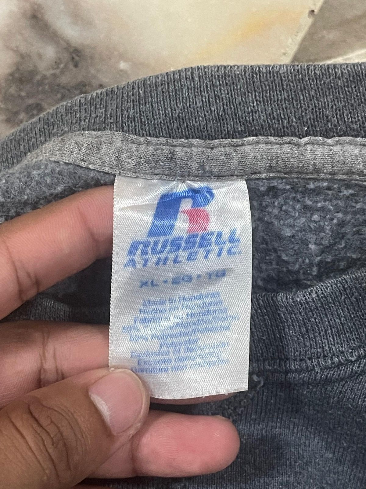 Russell Athletic Vintage 90s Marine Corps Security Force USS Carl Vinson Size US XL / EU 56 / 4 - 8 Thumbnail