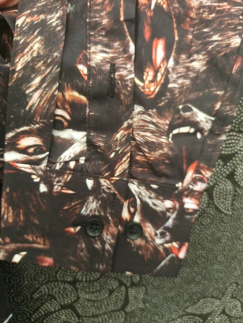 Givenchy Givenchy Autumn Pattern Printed Long Sleeve Shirt Size US M / EU 48-50 / 2 - 4 Thumbnail