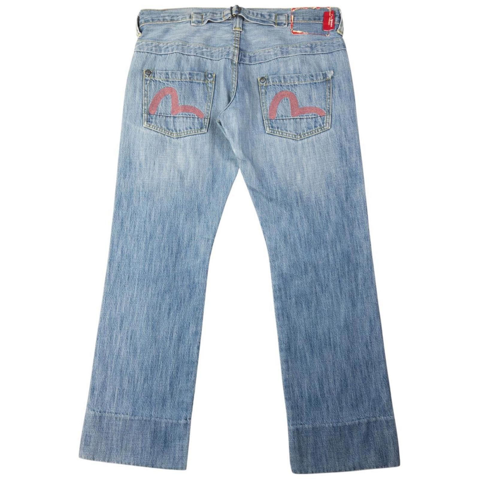 Evisu Vintage Evisu Double Gull Japanese Denim Jeans Size W34 Size 34" / US 12 / IT 48 - 2 Thumbnail