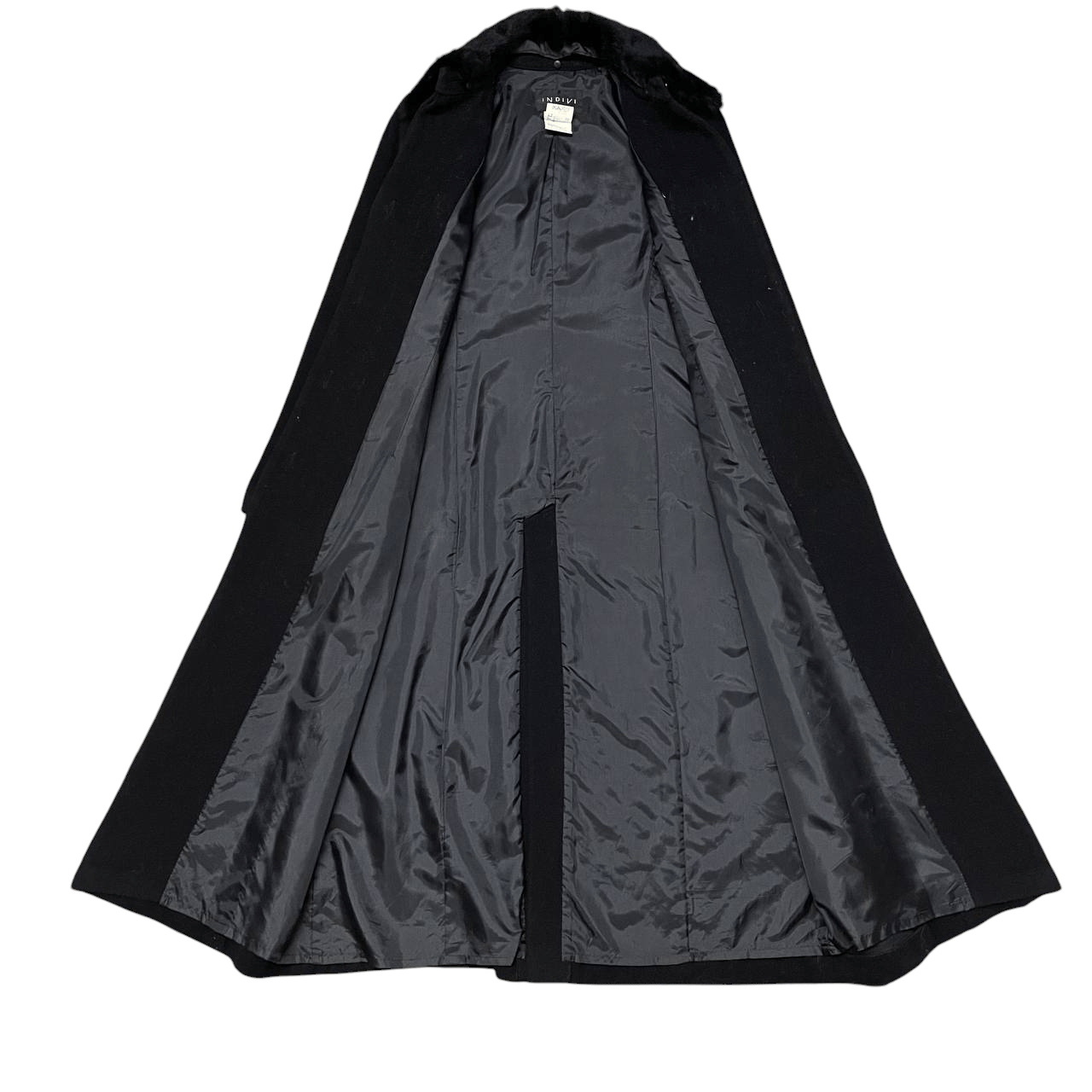 Yohji Yamamoto Vintage Indivi Made in Japan Wool Long Coat Size US S / EU 44-46 / 1 - 7 Thumbnail
