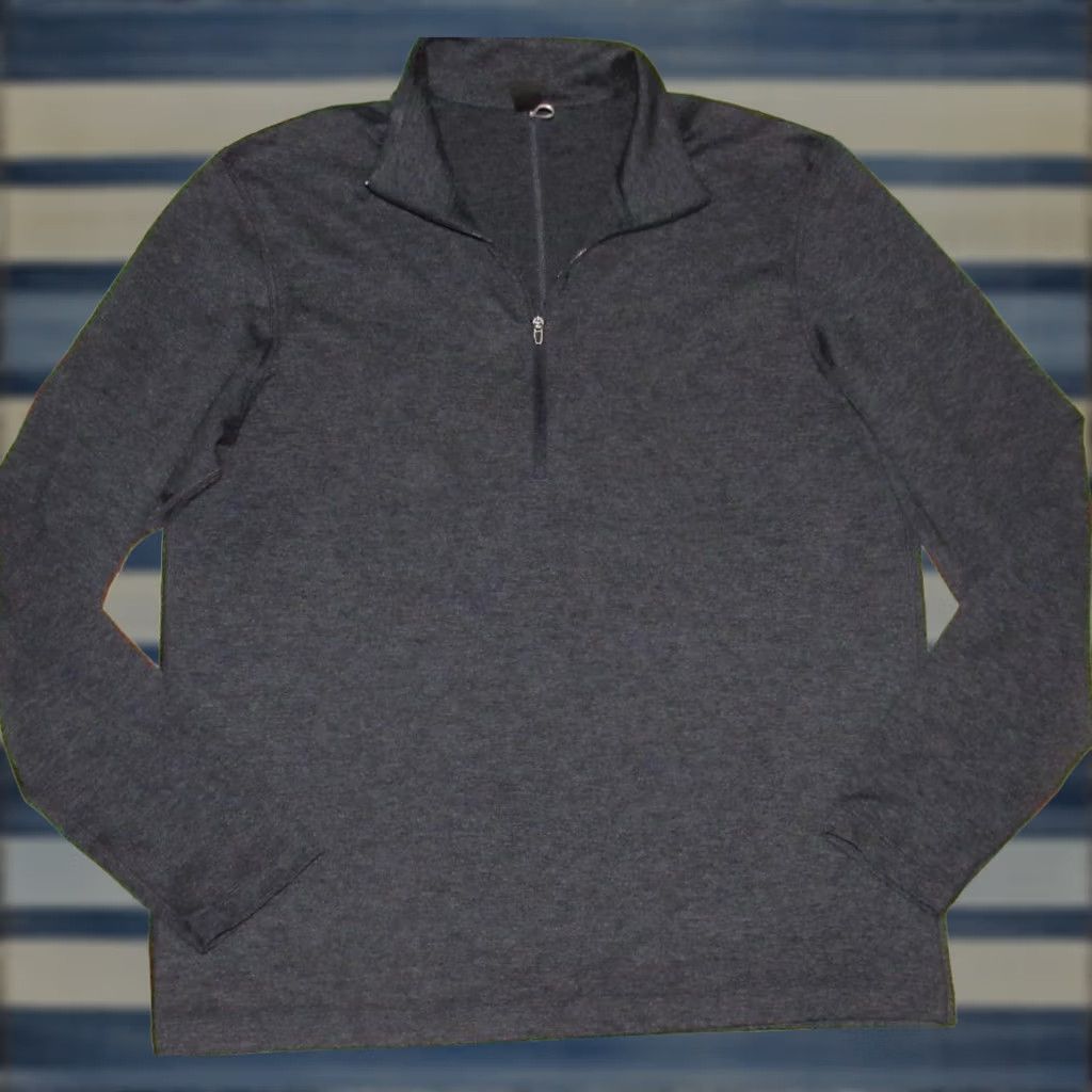 Lululemon LULULEMON Indigo Blue 1/4 Zip Sweater Medium Shirt Men M Blue 90s" Size US M / EU 48-50 / 2 - 1 Thumbnail