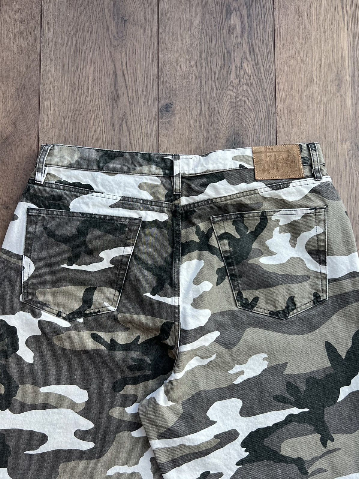 Stussy Stussy Denim Snow Camo Big Ol Jeans 36 Size US 36 / EU 52 - 6 Thumbnail