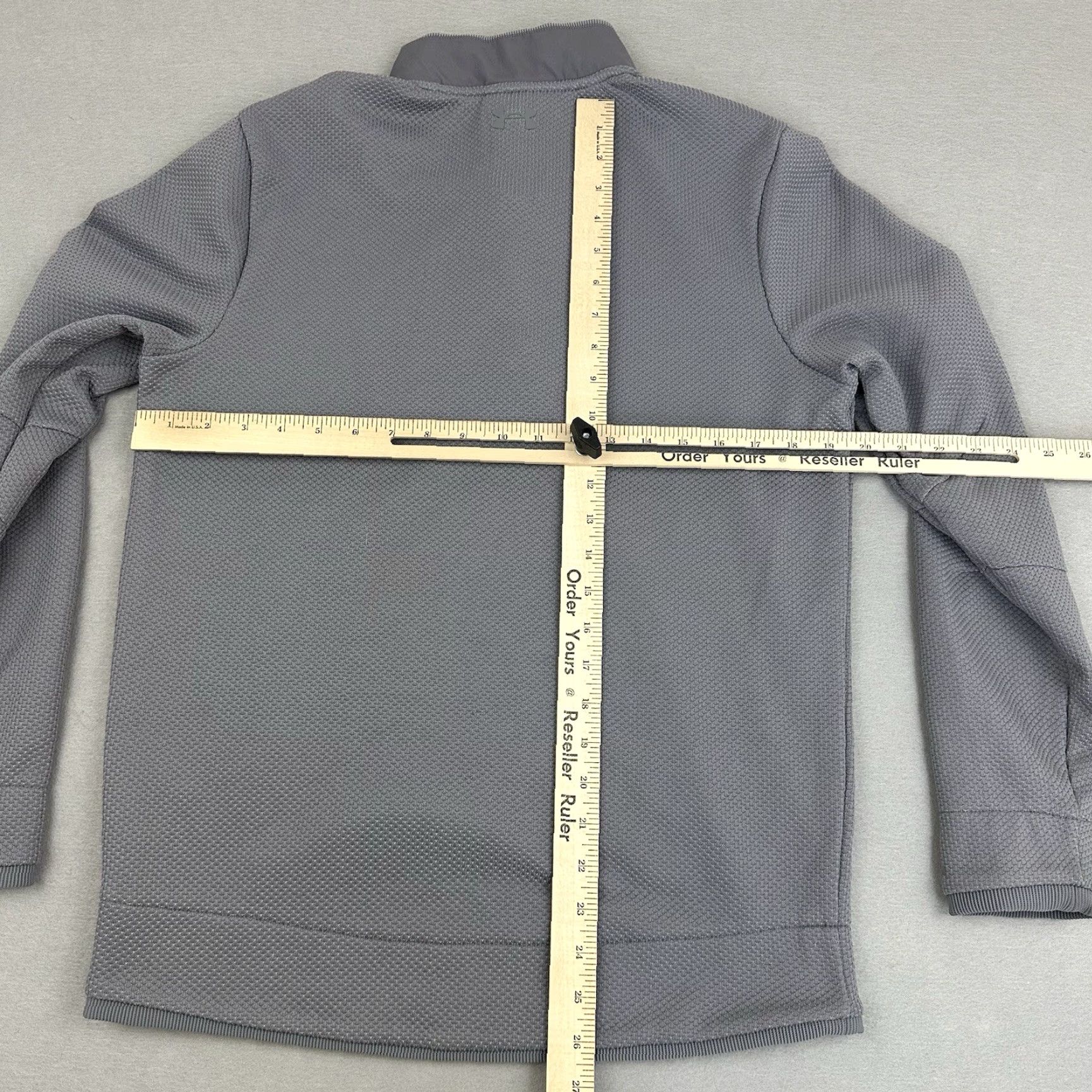 Under Armour Under Armour Sweater Men M Gray Golf Pullover Collared Coldgear Logo Knit Knit Pullover Sports Mens Size US M / EU 48-50 / 2 - 4 Thumbnail
