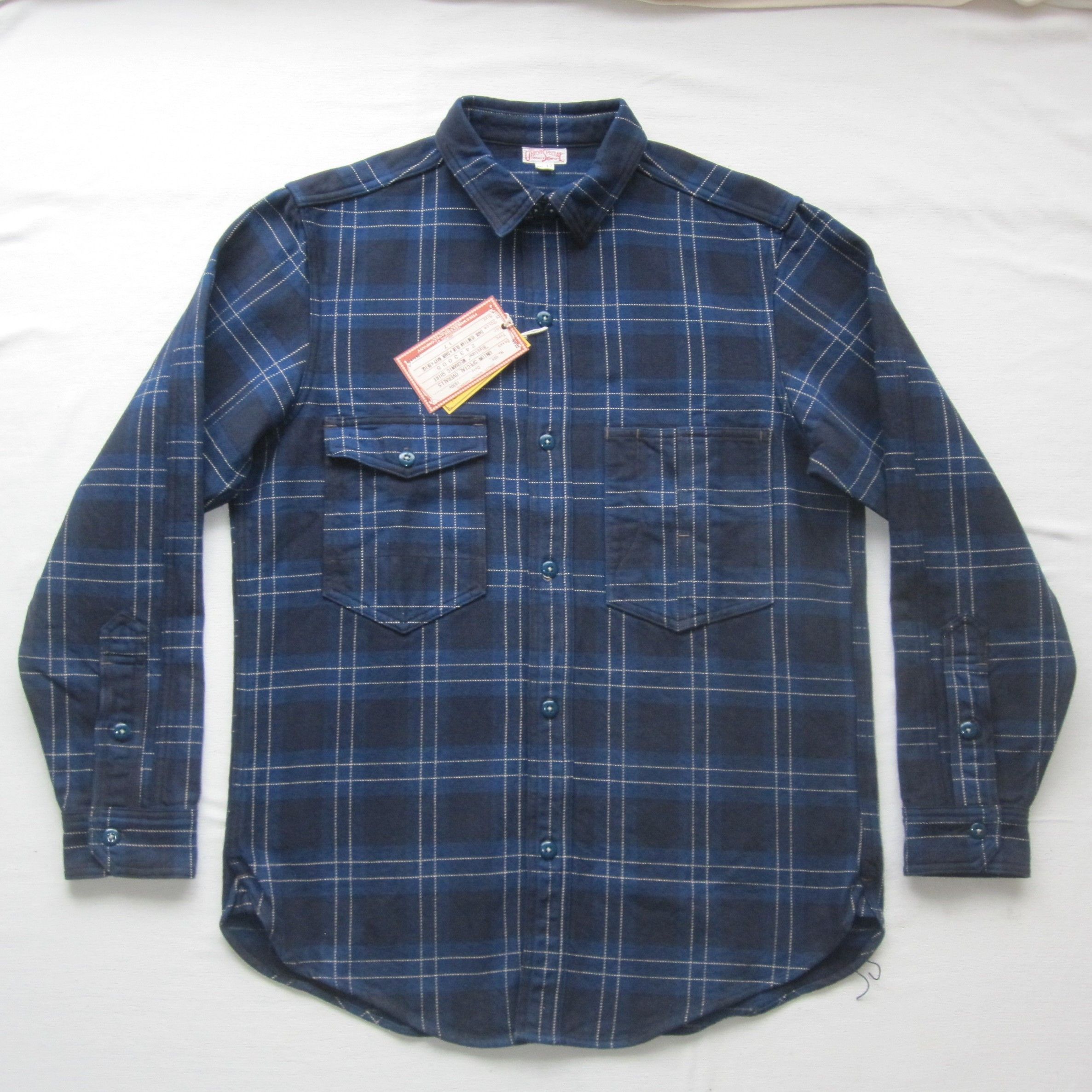 Freewheelers “Blystone” MECHANIC SHIRT 17 Size US L / EU 52-54 / 3 - 1 Thumbnail
