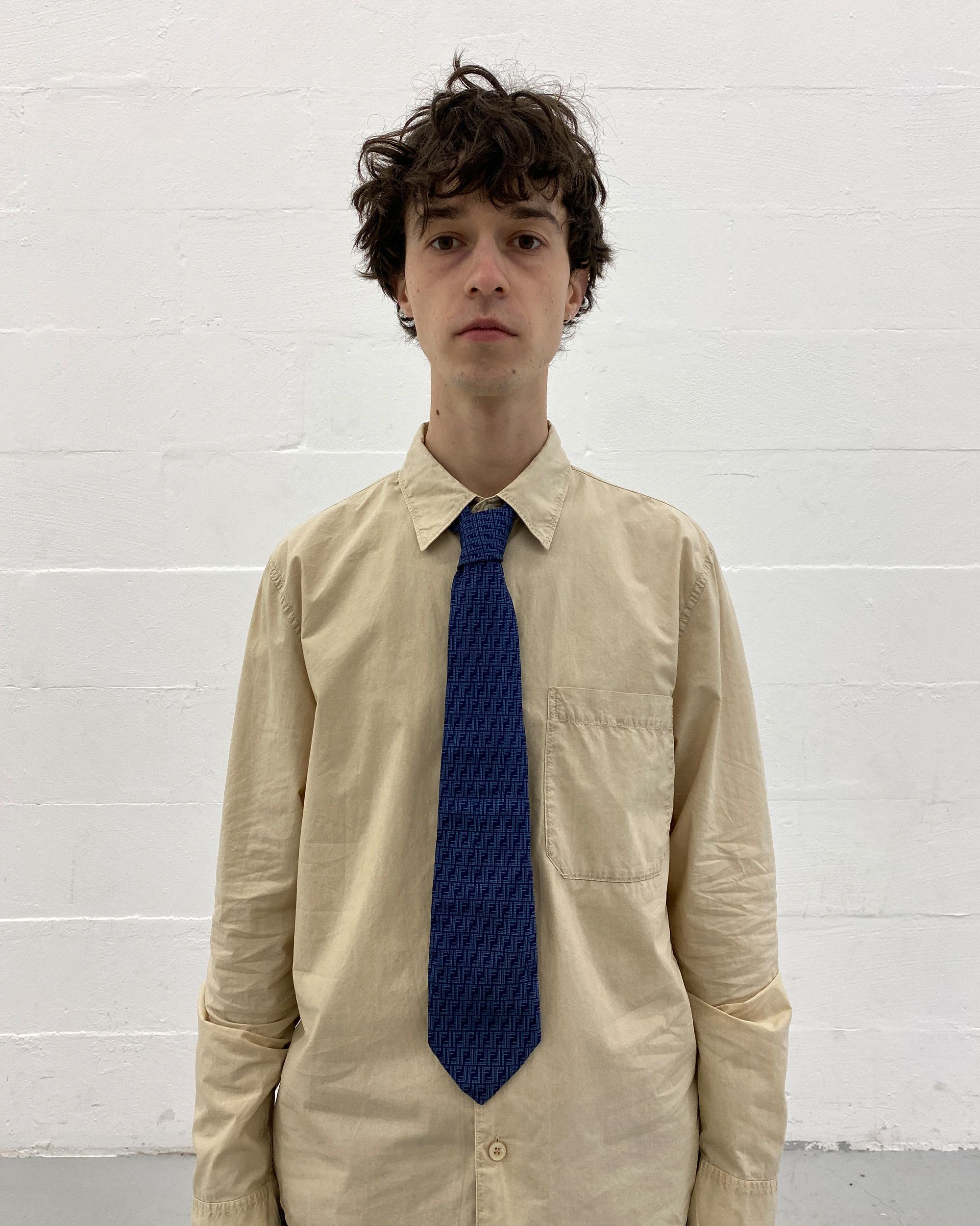 Fendi 2000s Monogram Tie Size ONE SIZE - 3 Thumbnail