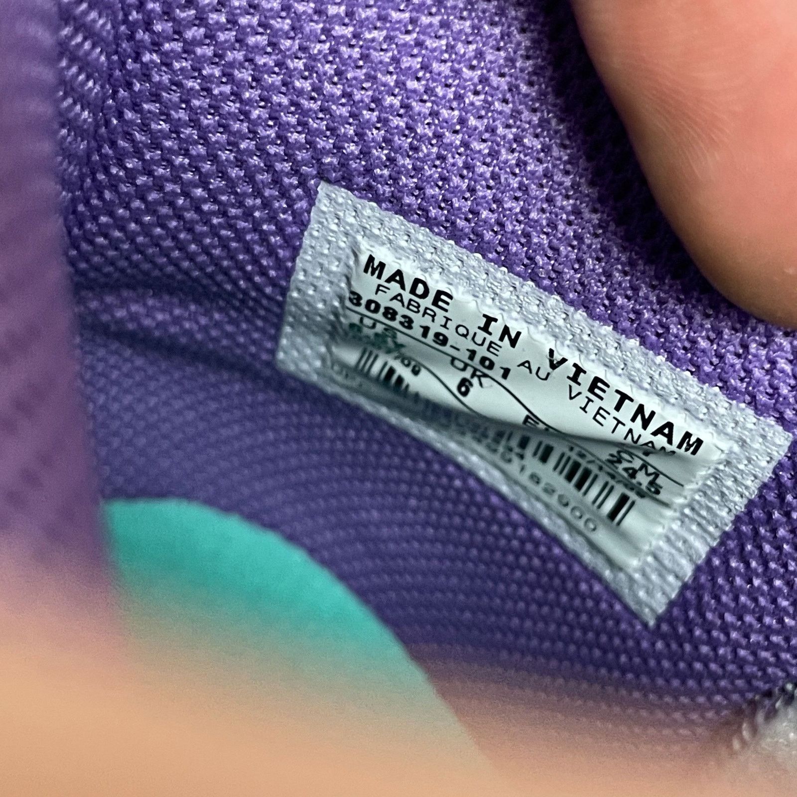 Nike Nike Dunk High GS 308319-101 White Purple Athletic Shoes 6.5 Size US 6.5 / EU 39-40 - 14 Thumbnail