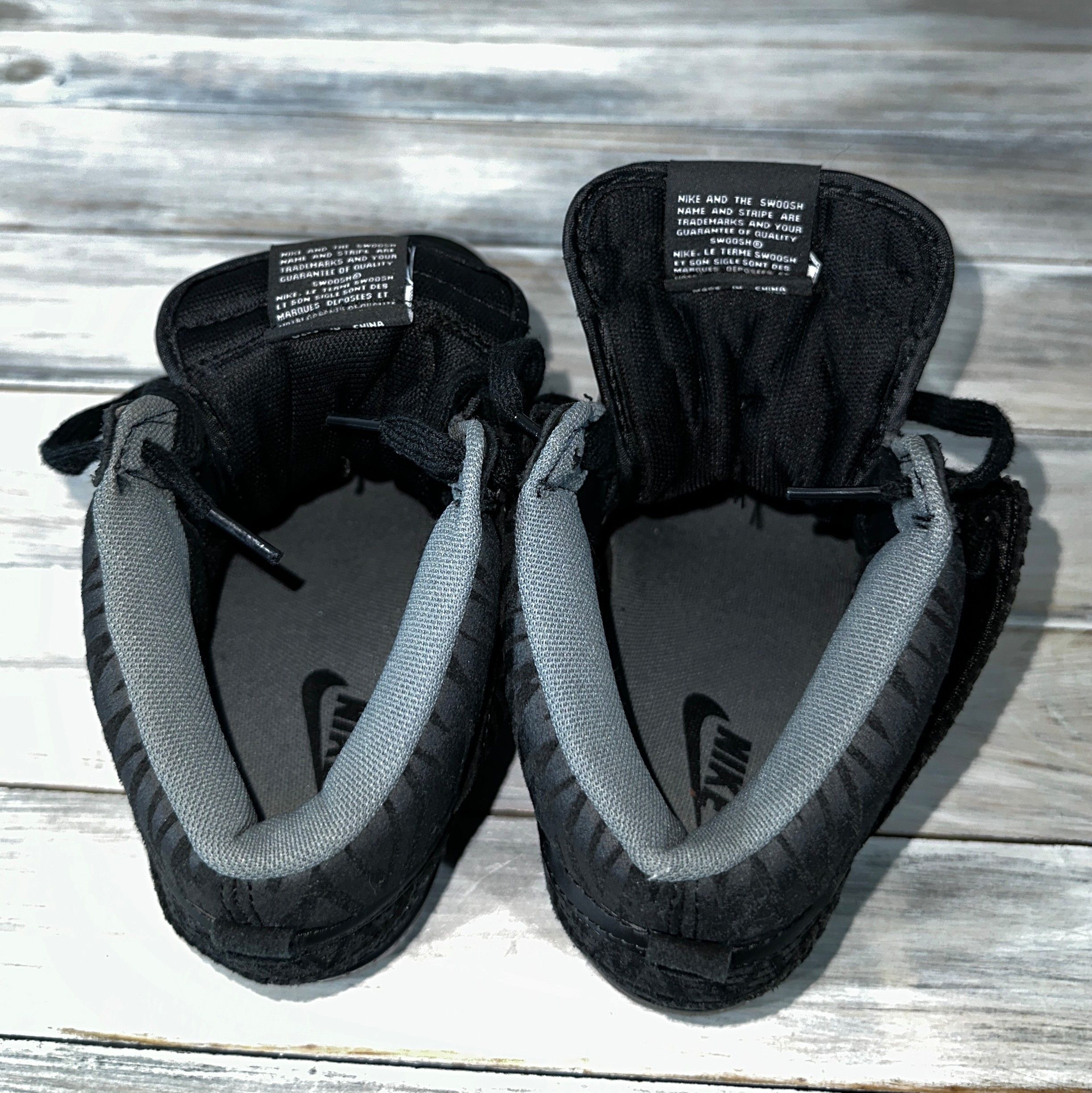 Nike Nike Dunk Sky Hi Wedge Women's Sneakers Black Sport Swoosh Size US 7 / IT 37 - 22 Thumbnail