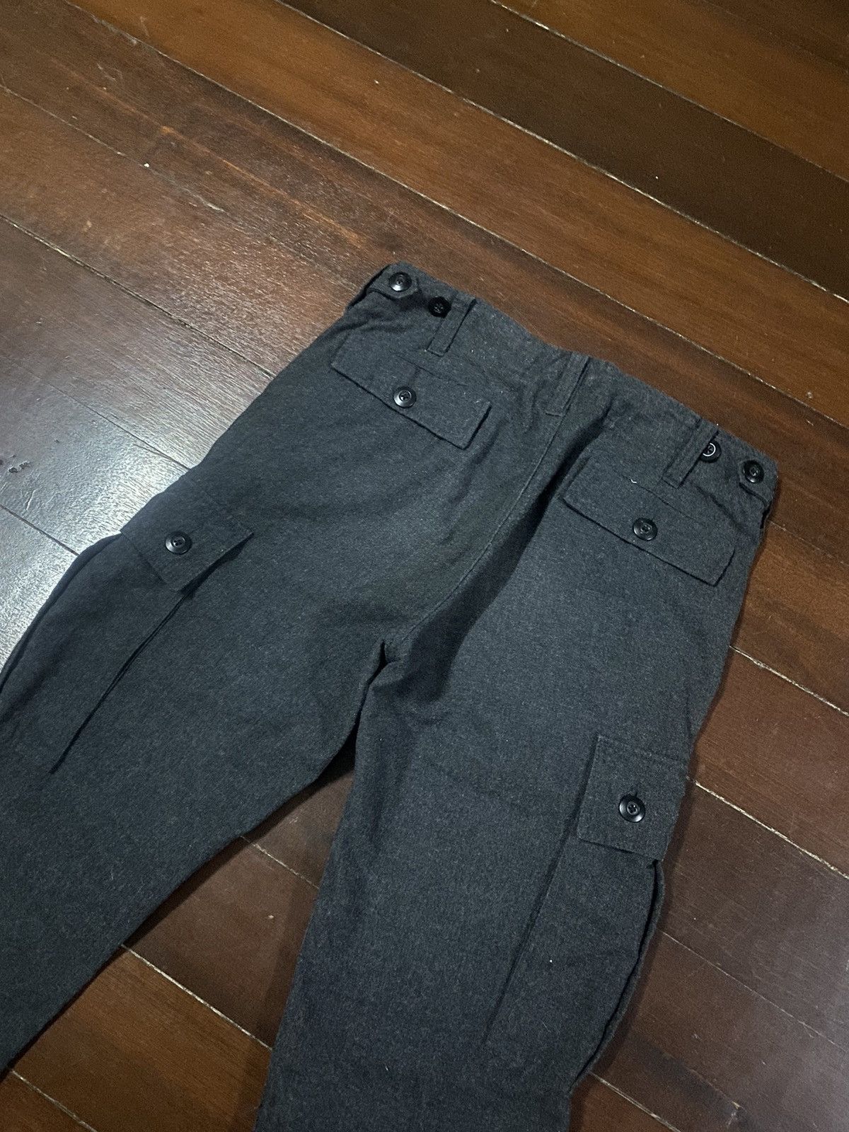 Japanese Brand FIRE 🔥 BACK NUMBER CARGO PANTS WOOL Size US 34 / EU 50 - 18 Thumbnail