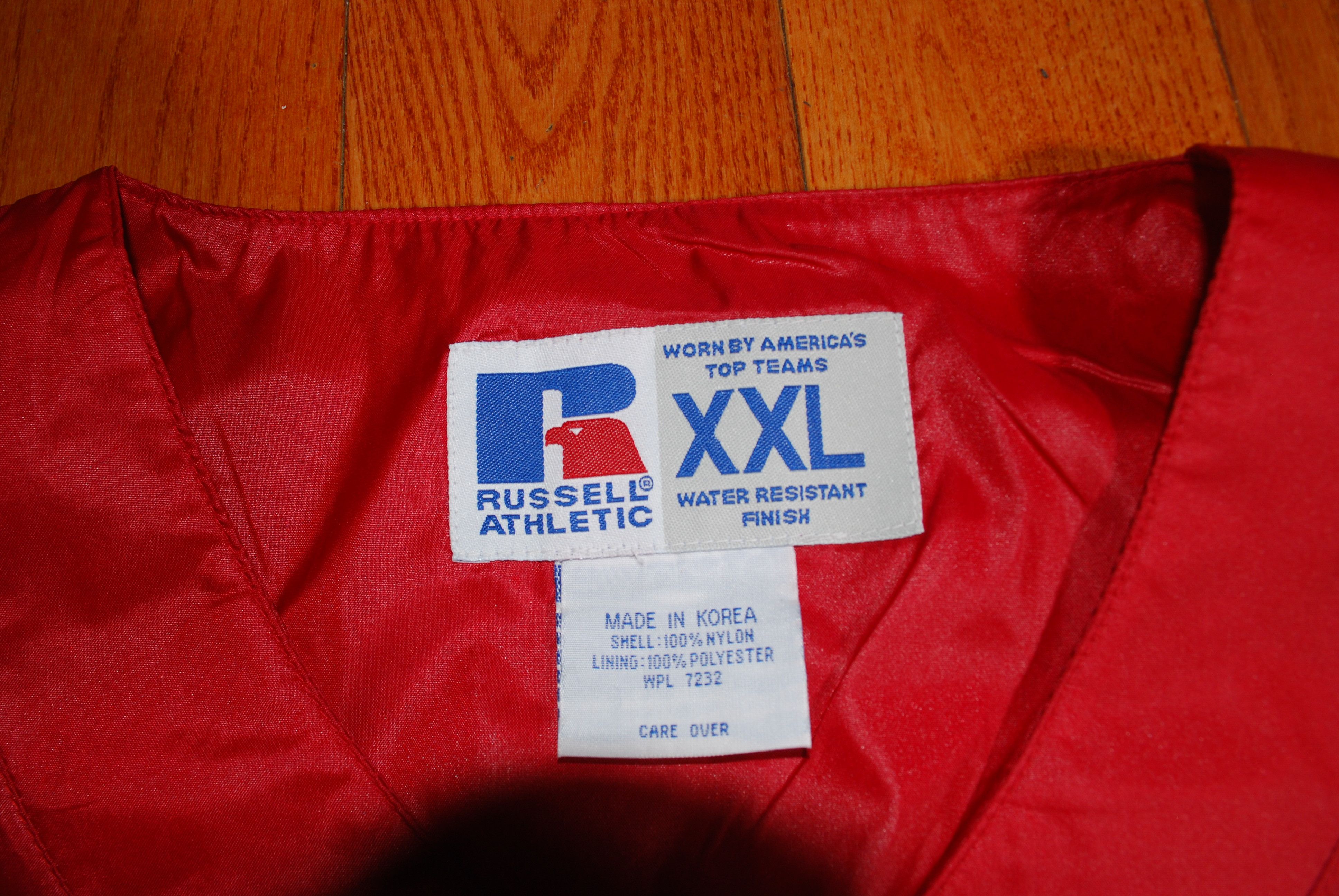Russell Athletic Russell Athletic Anaheim Angels Rain Jacket MLB Jersey Size US XXL / EU 58 / 5 - 4 Thumbnail