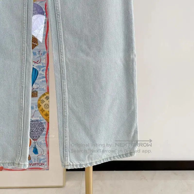 Maison Margiela Maison Margiela Light Blue Casual Trousers for Women . Size 26" / US 2 / IT 38 - 5 Thumbnail