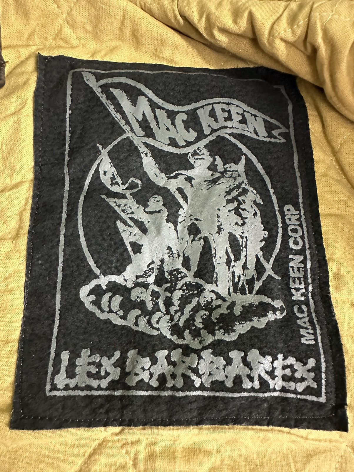 Leather Vintage Mac Keen Corp Sport Leather Jacket Size US L / EU 52-54 / 3 - 14 Thumbnail