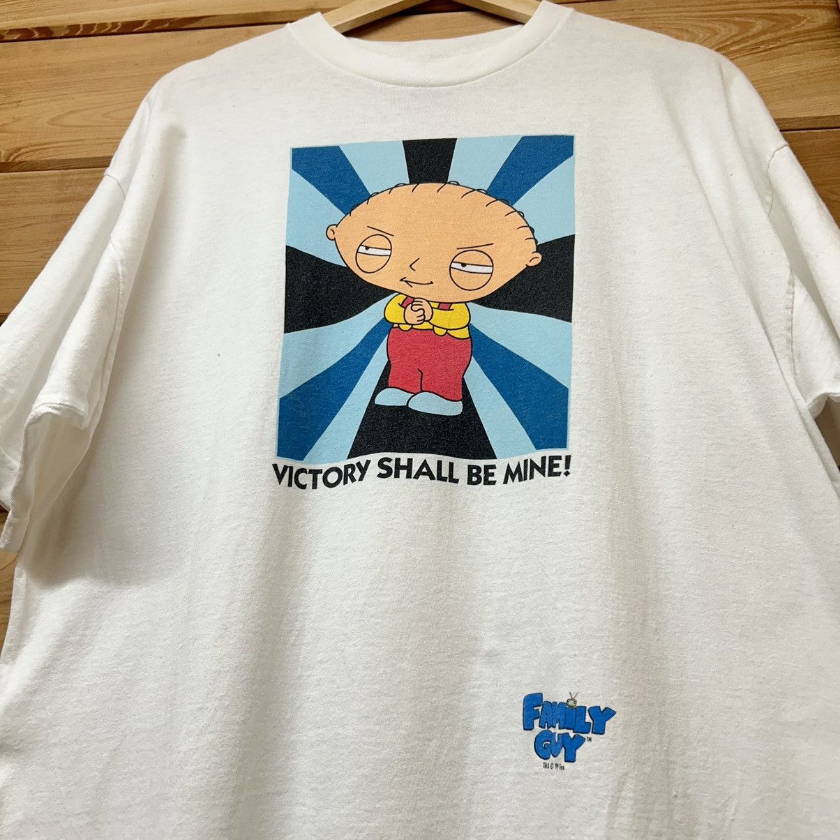 Vintage Vintage 1999 Family Guy Stewie Promo Cartoon TV Show T Shirt Size US XL / EU 56 / 4 - 3 Thumbnail
