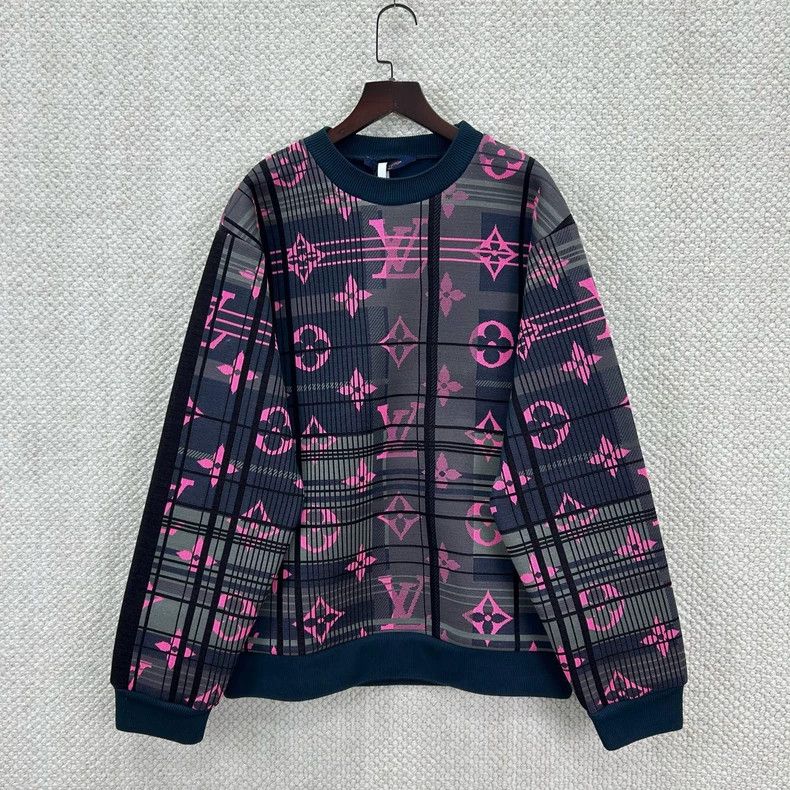 Louis Vuitton Louis Vuitton Pink printed sweatshirt Size US M / EU 48-50 / 2 - 1 Thumbnail