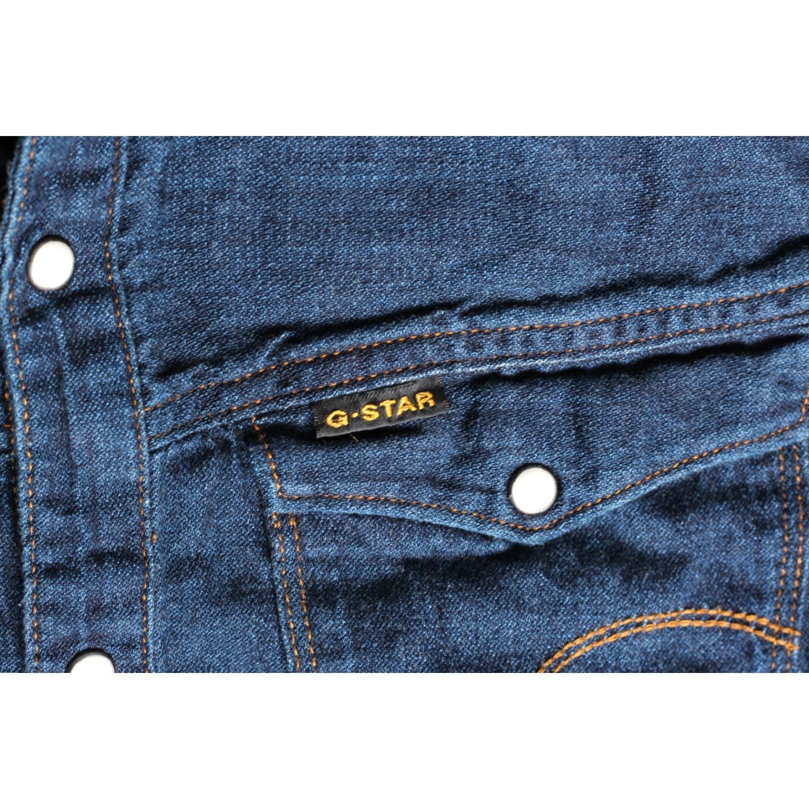 G-Star G-Star ARC 3D Denim Shirt Men L Long Sleeve Slim Fit Shirt Size US L / EU 52-54 / 3 - 4 Thumbnail