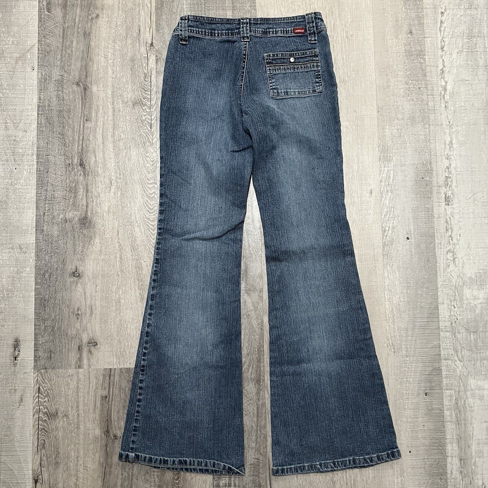 Other Vintage Angels Jeans Y2K Womens Low Rise Denim Flared Size 27" / US 4 / IT 40 - 2 Thumbnail