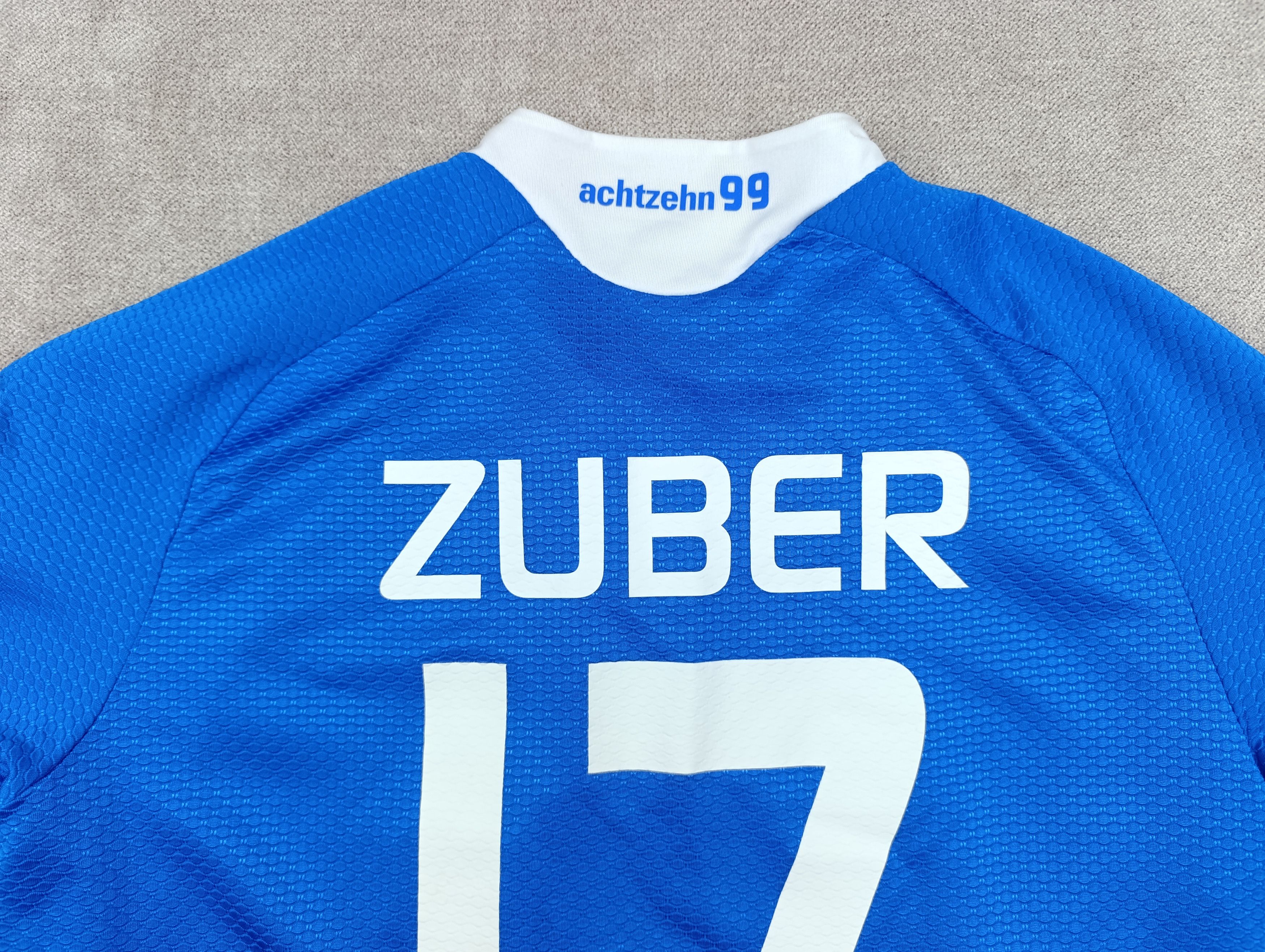 Lotto Sport Lotto #17 ZUBER Hoffenheim 2015-16 Football Shirt Jersey Size US XL / EU 56 / 4 - 14 Thumbnail