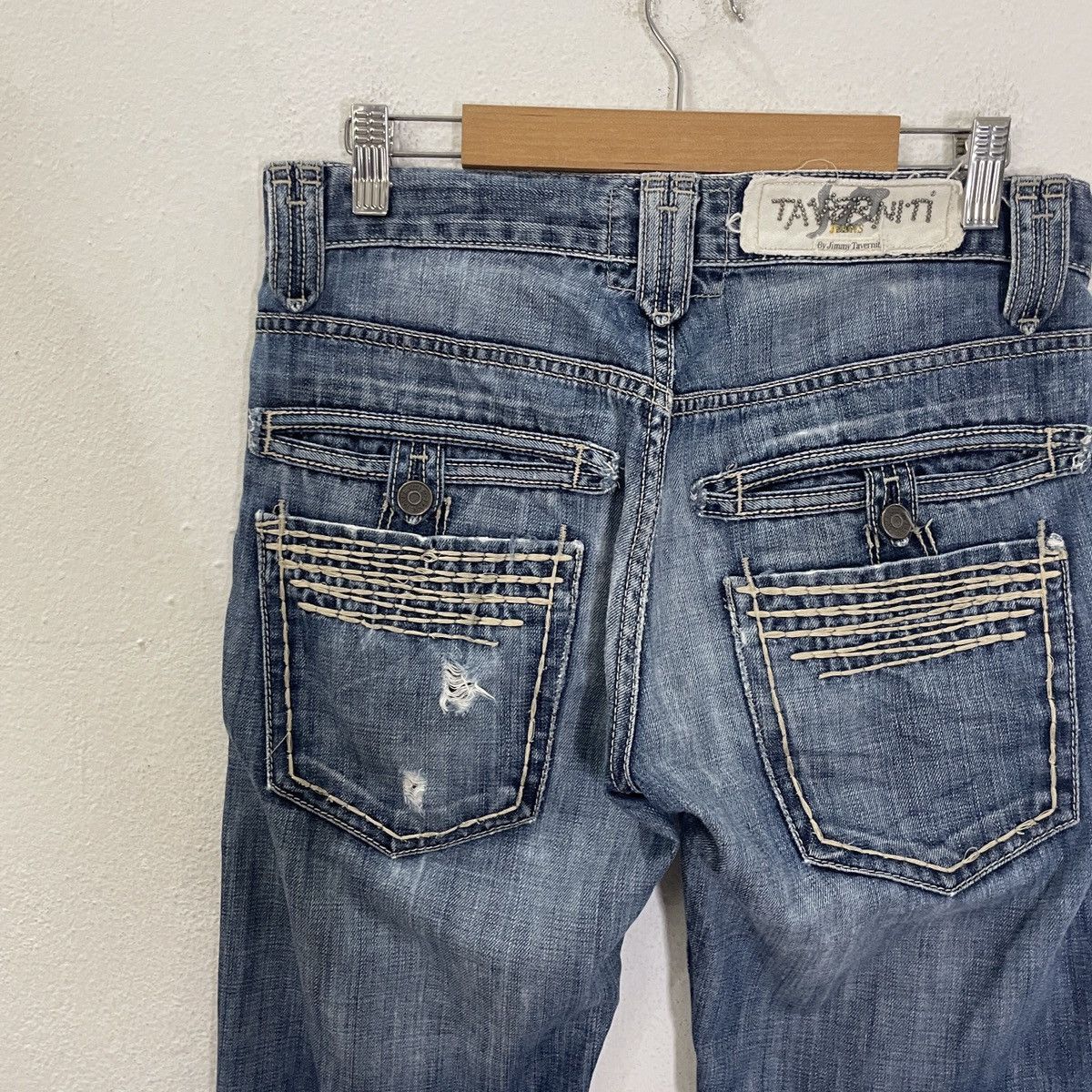 Jimmy Taverniti Vintage Jimmy Teverniti Denim Jeans Size 30" / US 8 / IT 44 - 10 Thumbnail