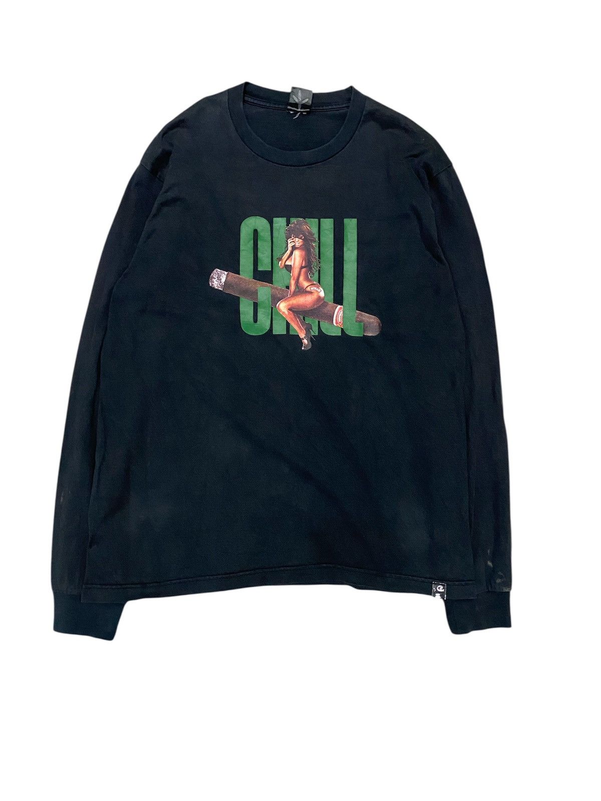 Hysteric Glamour × Japanese Brand × Nitraid 2000s Nitraid Japan Girl on Cigar hot sexy Size US L / EU 52-54 / 3 - 1 Thumbnail