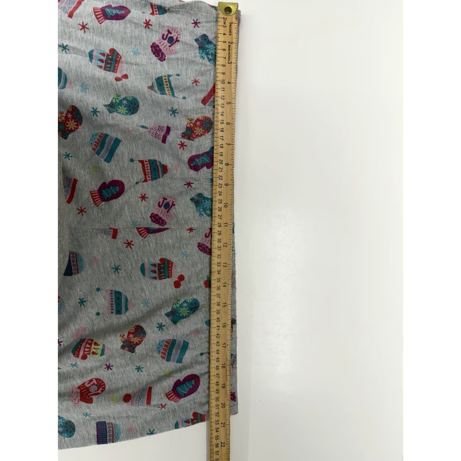 Vintage Secret Treasures Womens Pajama Pants Size 2X Holiday Winter Gray Cotton Polyester Pants Womens 2X Holiday Winter Size 40" / US 18 - 7 Thumbnail