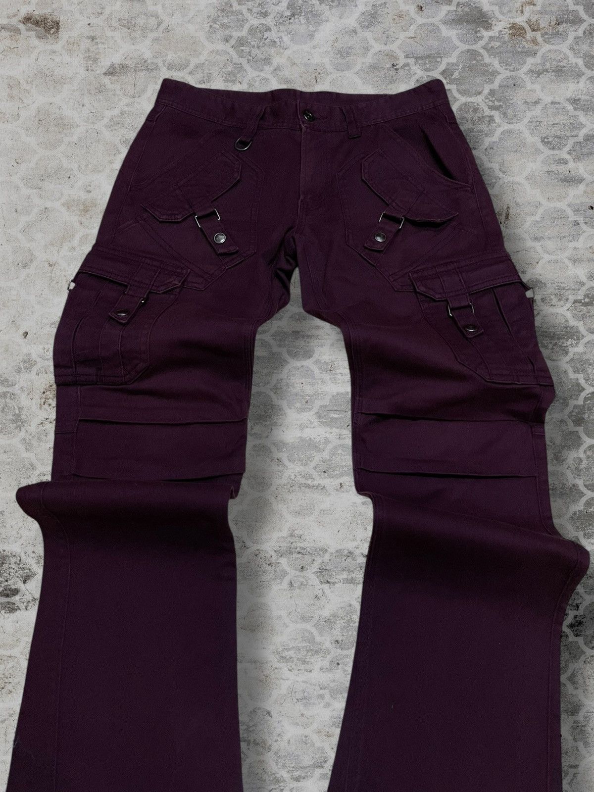 Japanese Brand Vintage 1990s Japan Designer Hideways Nicole Bondage Pant Size US 30 / EU 46 - 4 Thumbnail
