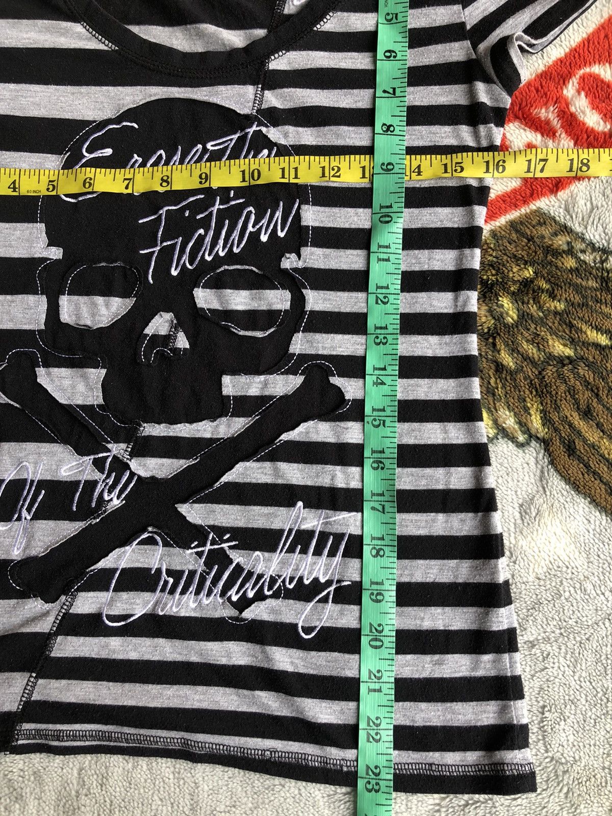 Japanese Brand Vintage Ghost of Harlem Skull Photo Shirt Tee Size S / US 4 / IT 40 - 8 Thumbnail