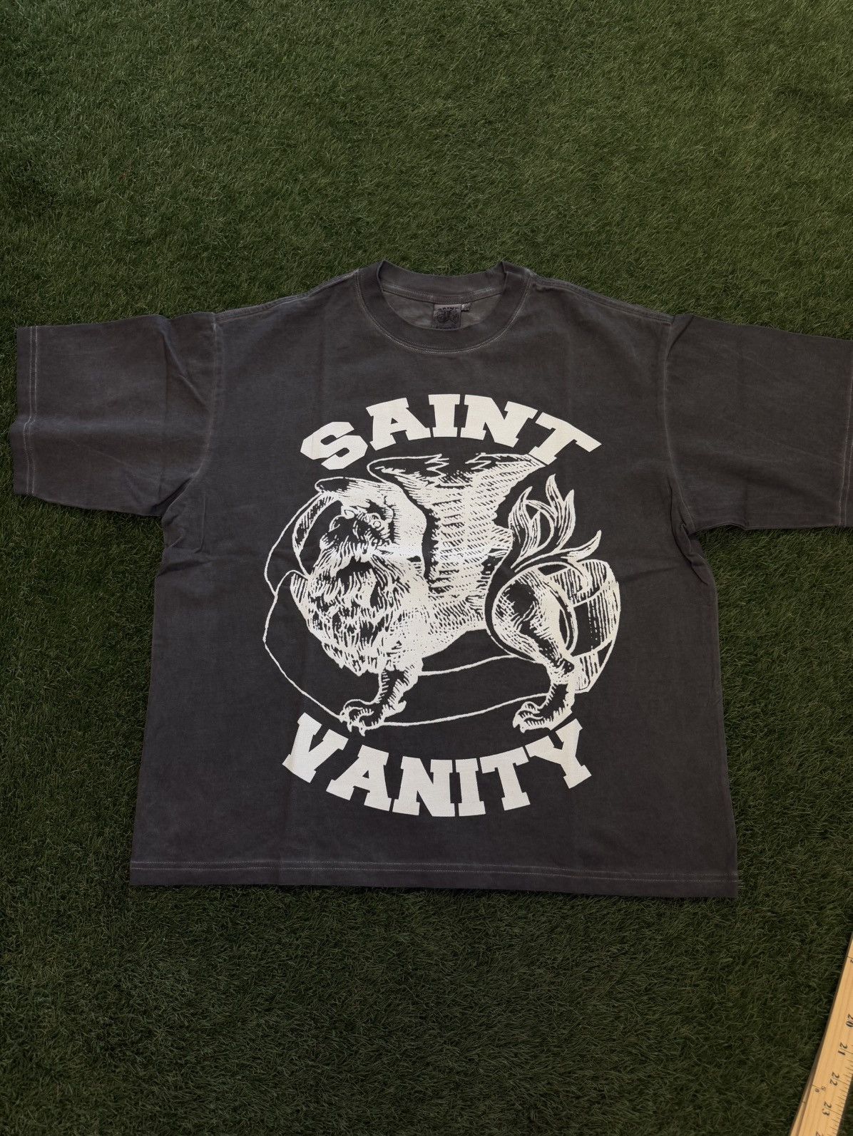 Saint Vanity Saint Vanity Tee Shirt Logo Grey Size Small (NEW) Size US S / EU 44-46 / 1 - 1 Thumbnail