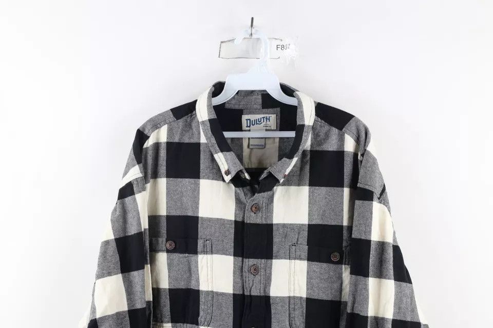 Duluth Trading Company × Vintage Duluth Trading Co Fit Heavyweight Flannel Button Down Shirt Size US XXL / EU 58 / 5 - 2 Thumbnail