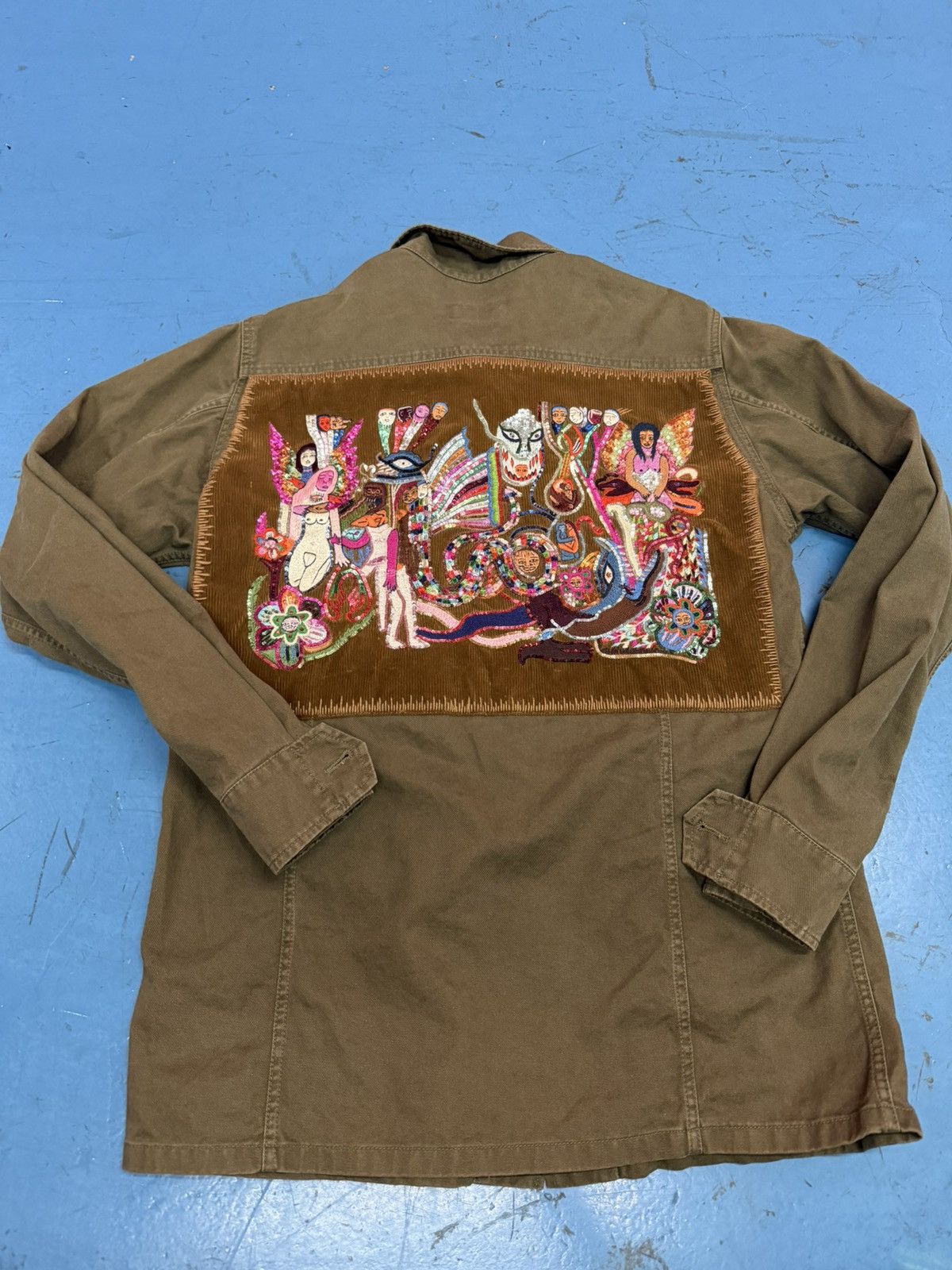 Saint Laurent Paris SAINT LAURENT SS15 EMBROIDERED SAFARI JACKET Size US M / EU 48-50 / 2 - 3 Thumbnail