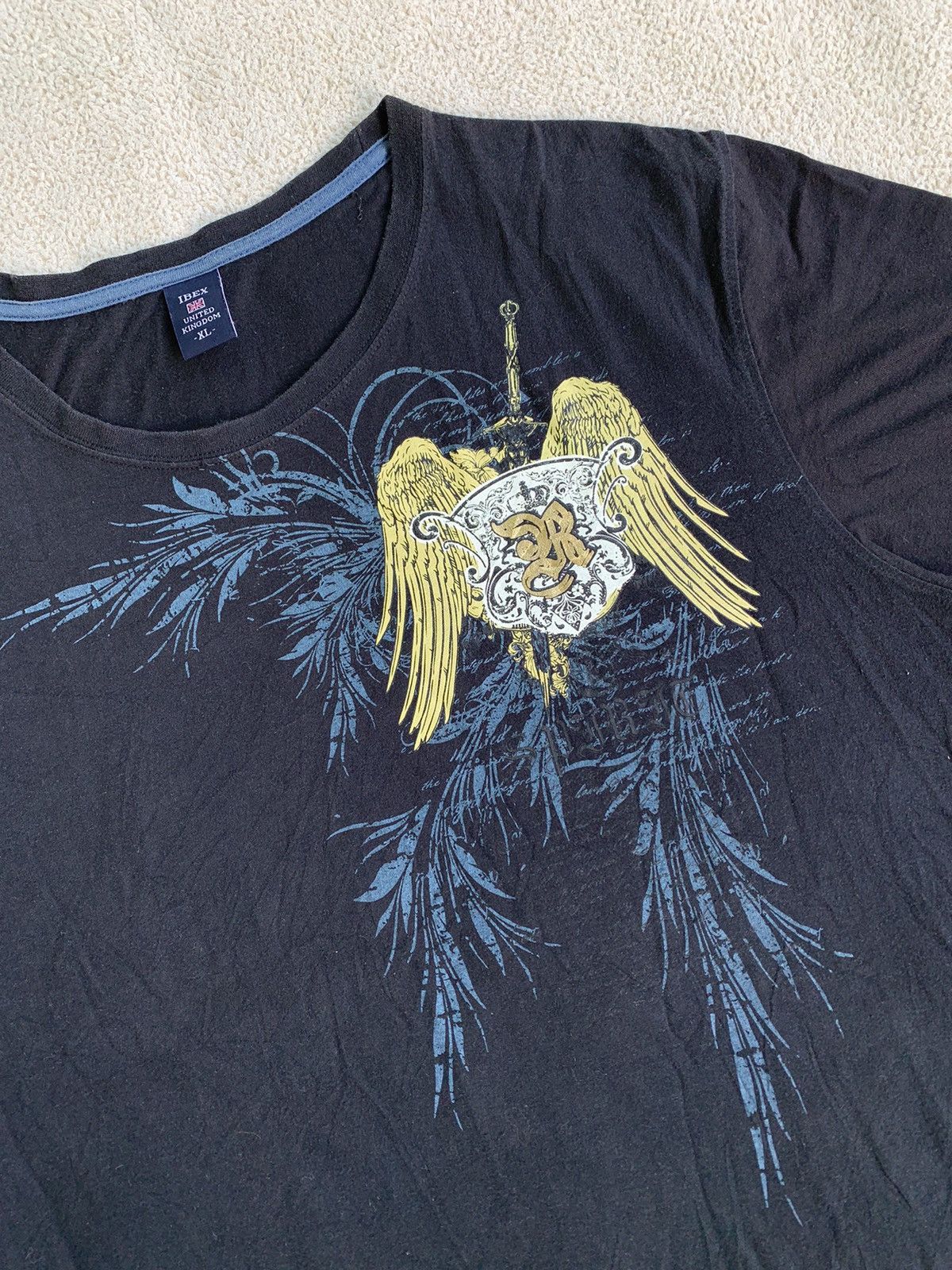 Beauty Beast × If Six Was Nine × Japanese Brand Ibex United Kingdom Poem Rock Tshirt Size US XL / EU 56 / 4 - 3 Thumbnail