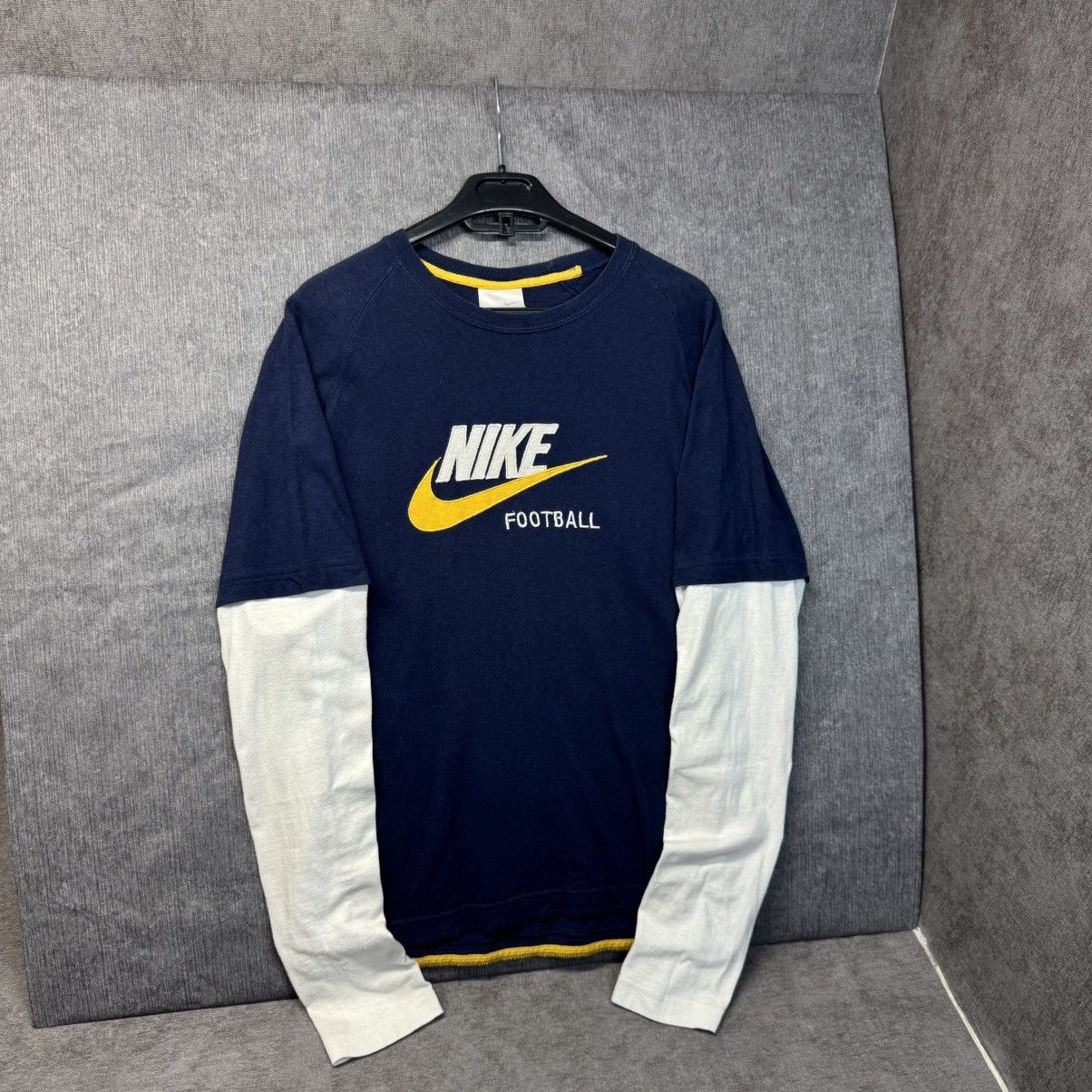 Nike y2k Nike layered longsleeve tee vintage Size US M / EU 48-50 / 2 - 1 Thumbnail