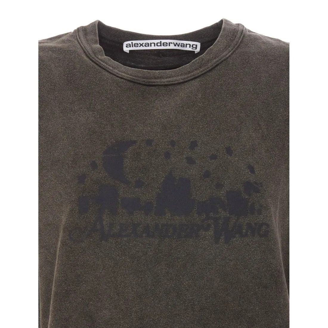 Alexander Wang o1s22i1n0225 Vintage Skyline T-Shirt in Grey Size M / US 6-8 / IT 42-44 - 4 Thumbnail