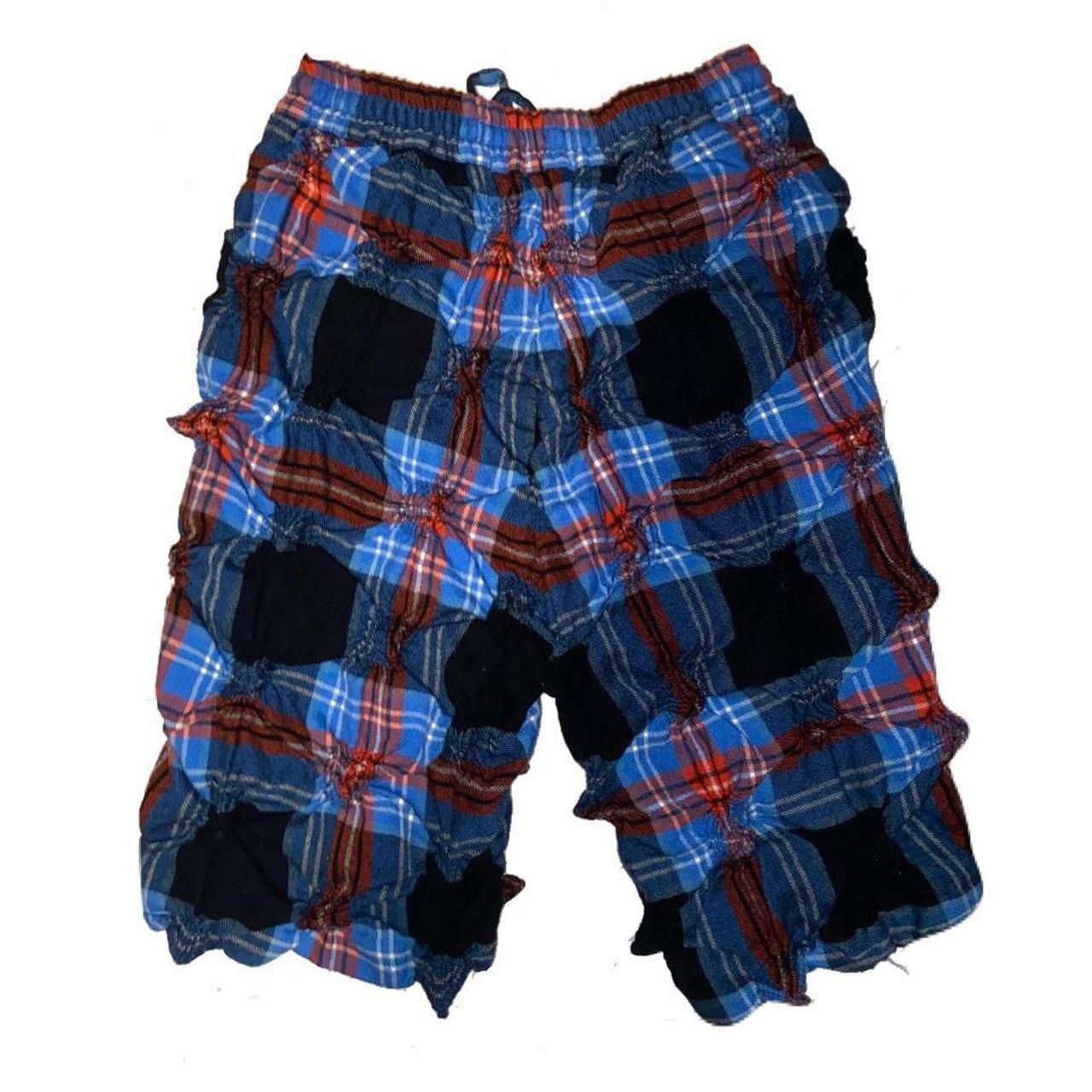 Charles Jeffrey LOVERBOY Charles Jeffrey Loverboy Tartan Blue and Red Shorts Size US 28 / EU 44 - 2 Thumbnail