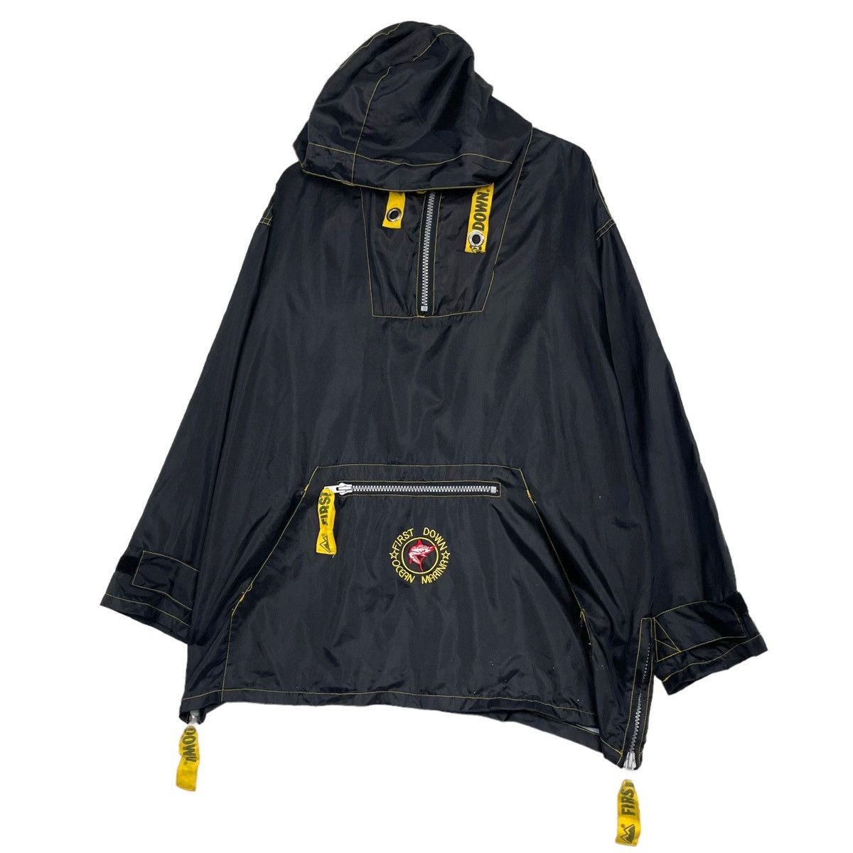 Japanese Brand 💥FIRST DOWN ANORAK NYLON SPORT JACKET Size US L / EU 52-54 / 3 - 2 Thumbnail