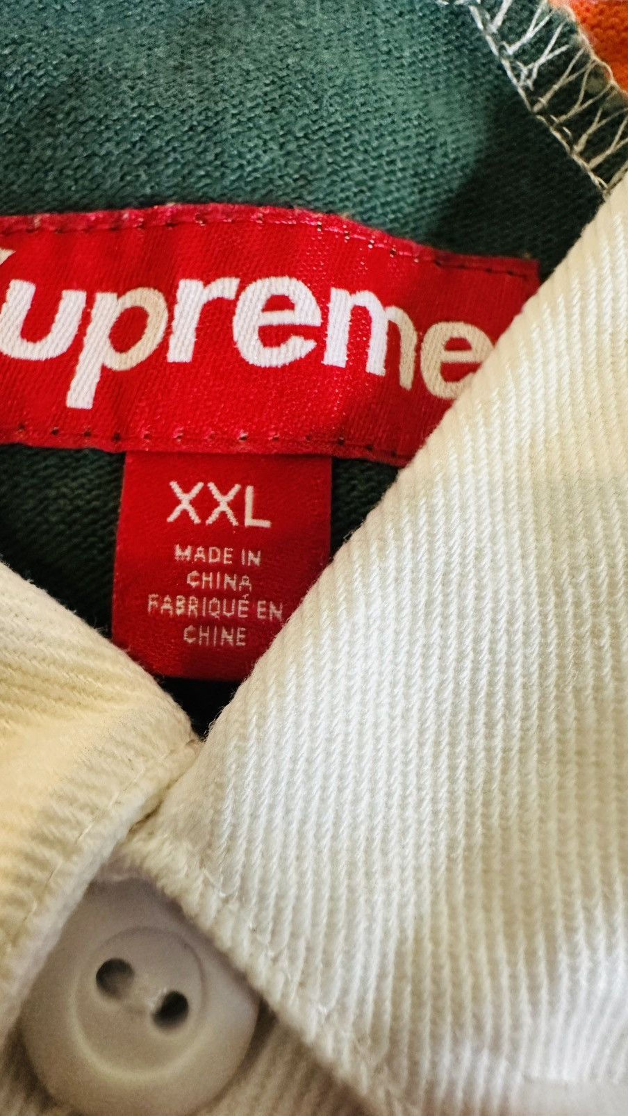 Supreme SS24 Supreme S/S rugby jersey (XXL) Size US XXL / EU 58 / 5 - 5 Thumbnail