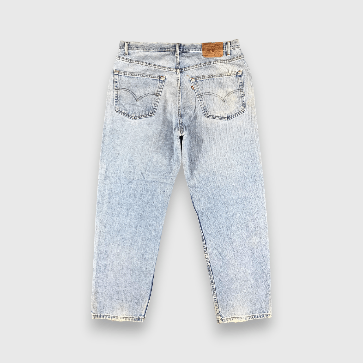 Levi's 90s Vintage Blue Wash Levis 550 Jeans-J2368 Size US 38 / EU 54 - 2 Thumbnail
