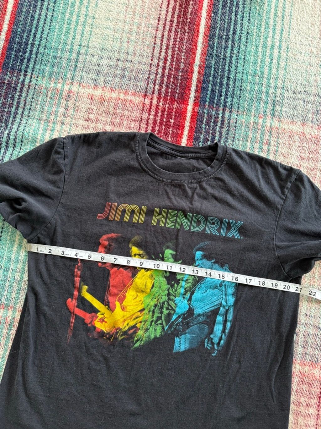 Hanes 00s Jimi Hendrix Short Sleeve Tee M Black Multicolor Size US M / EU 48-50 / 2 - 4 Thumbnail