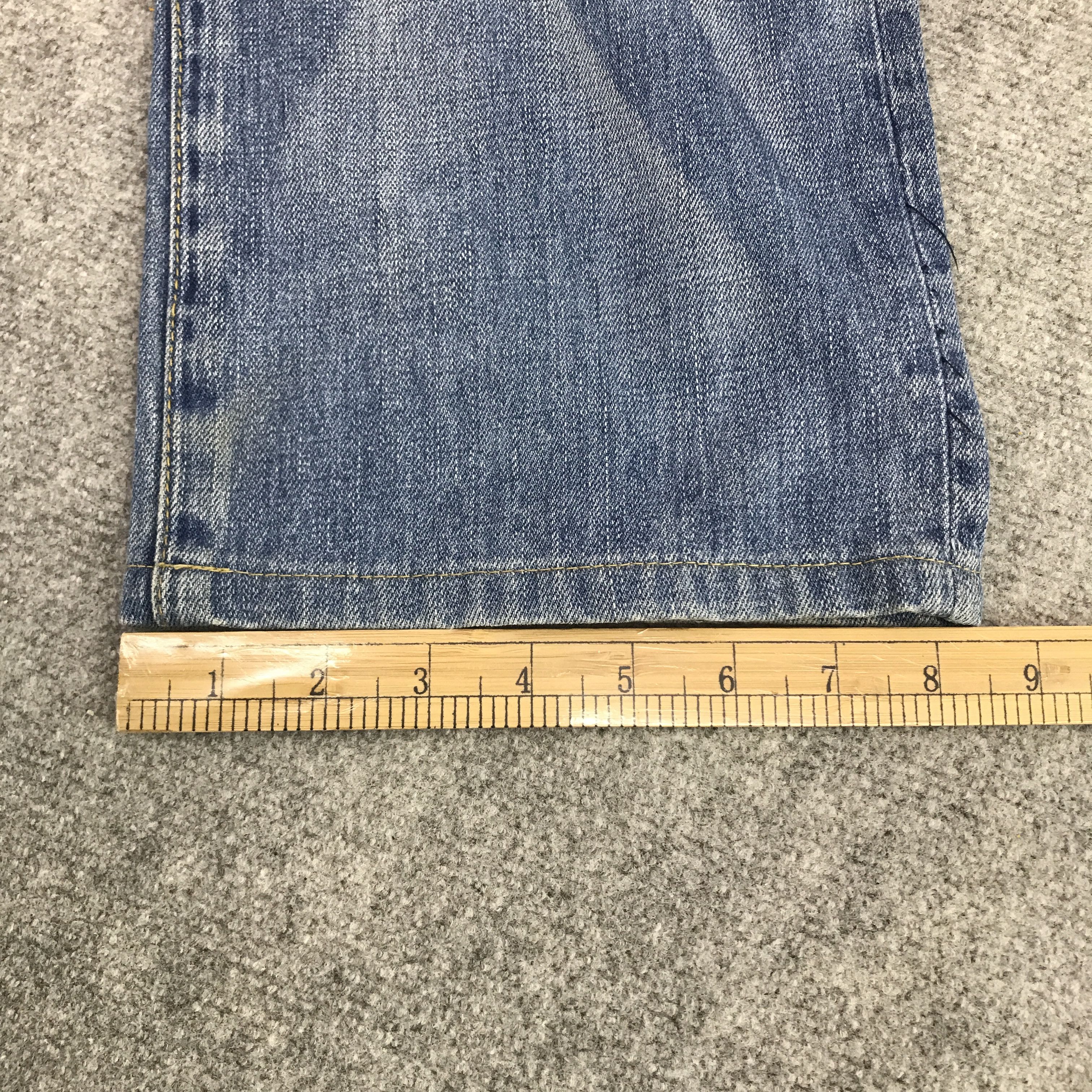 Japanese Brand Fish Koi Distressed Style Denim Jeans Size US 31 - 9 Thumbnail