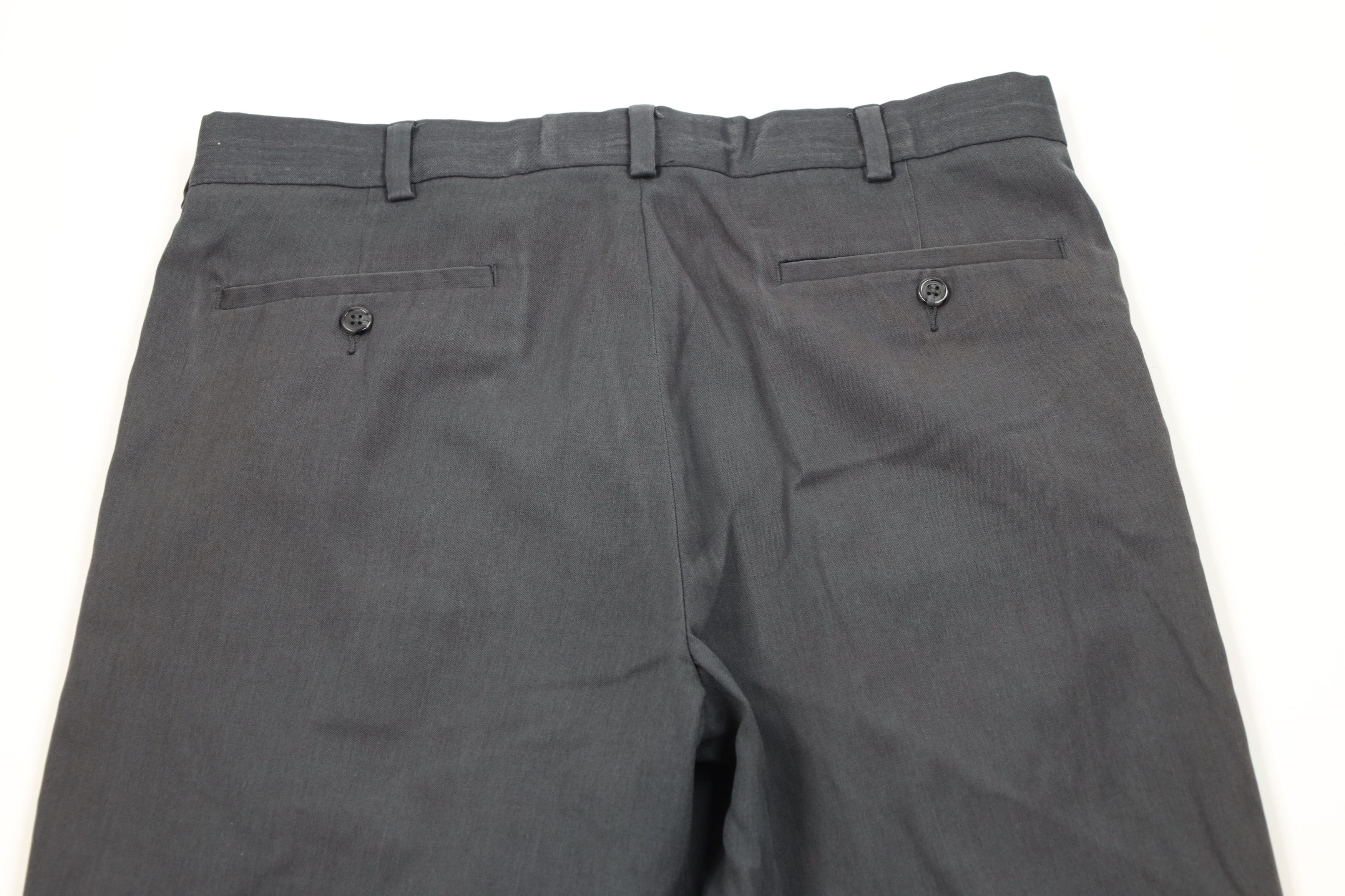 Vintage Y2K Streetwear Wide Leg Chino Pants Trousers Dark Gray Size US 34 / EU 50 - 10 Thumbnail