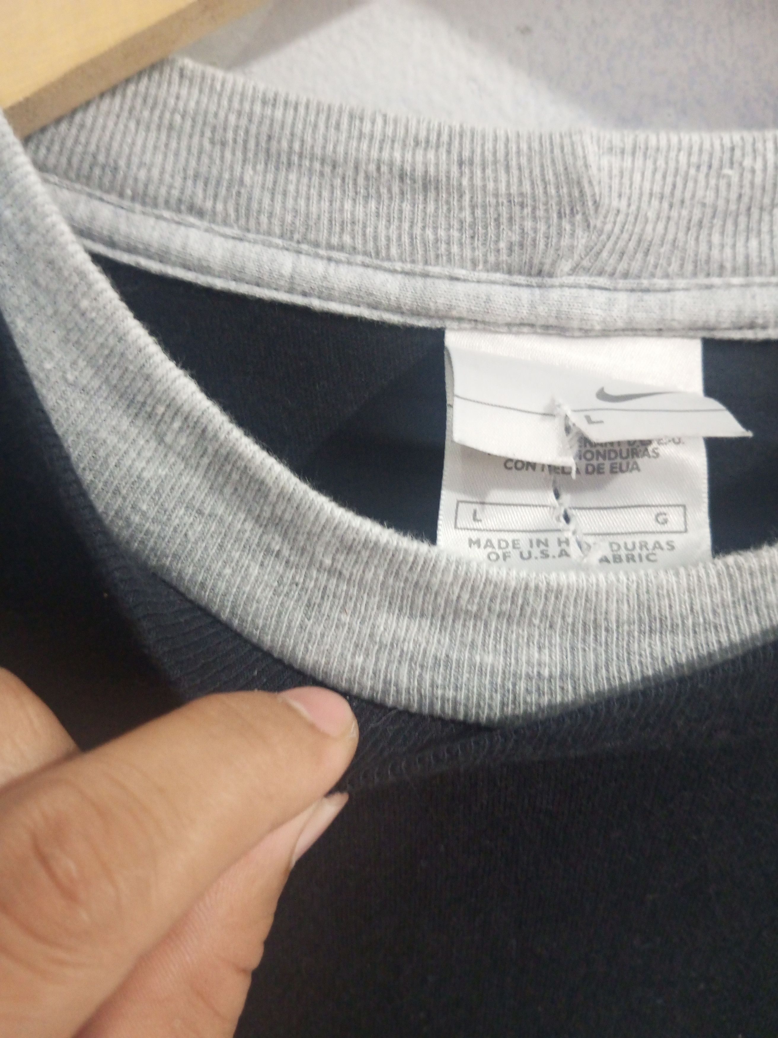 Nike × Vintage Vintage y2k nike double layer long sleeve tshirt Size US L / EU 52-54 / 3 - 12 Thumbnail