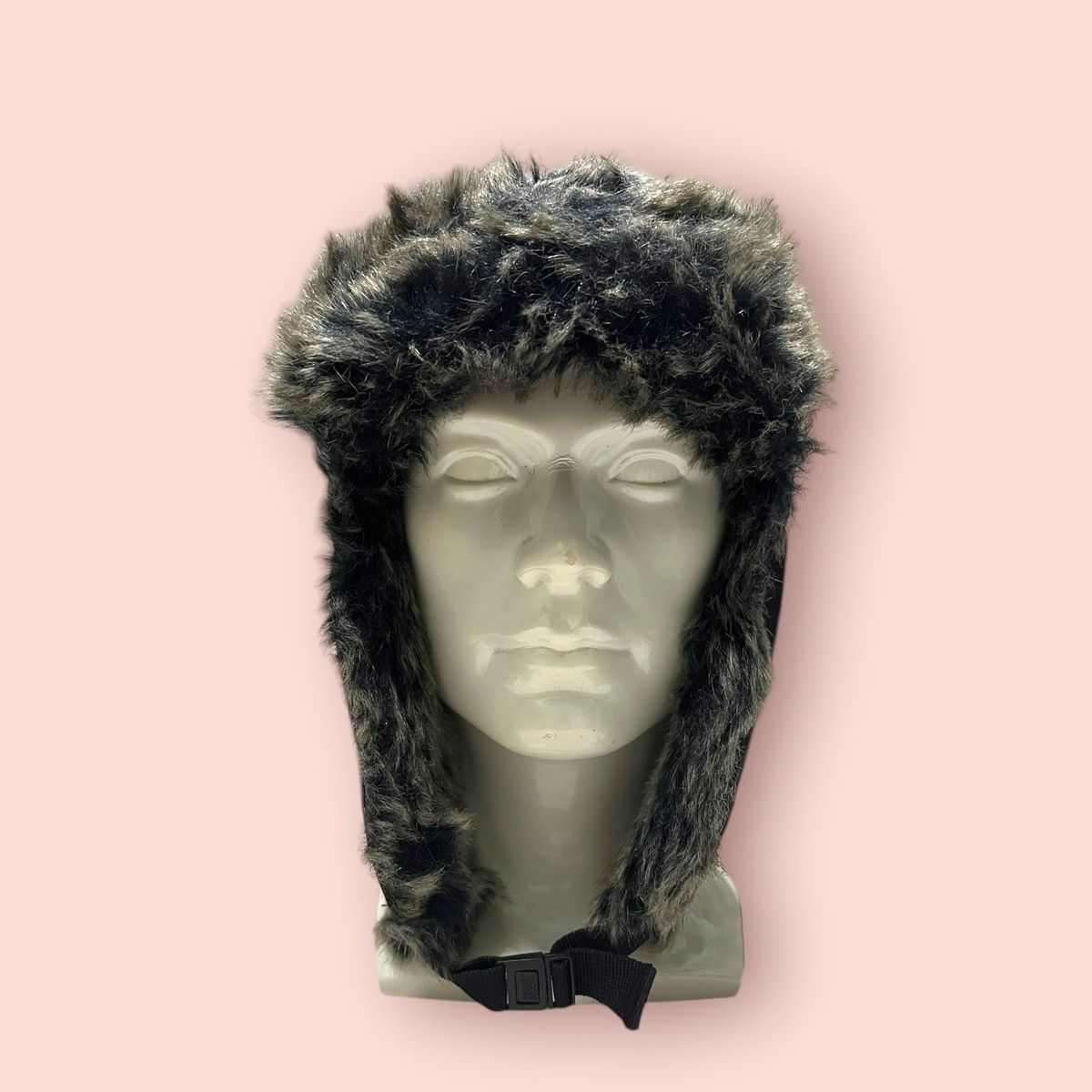 H&M × Vintage VINTAGE H&M FUR TRAPPER HAT ALT BEANIE Size ONE SIZE - 4 Thumbnail