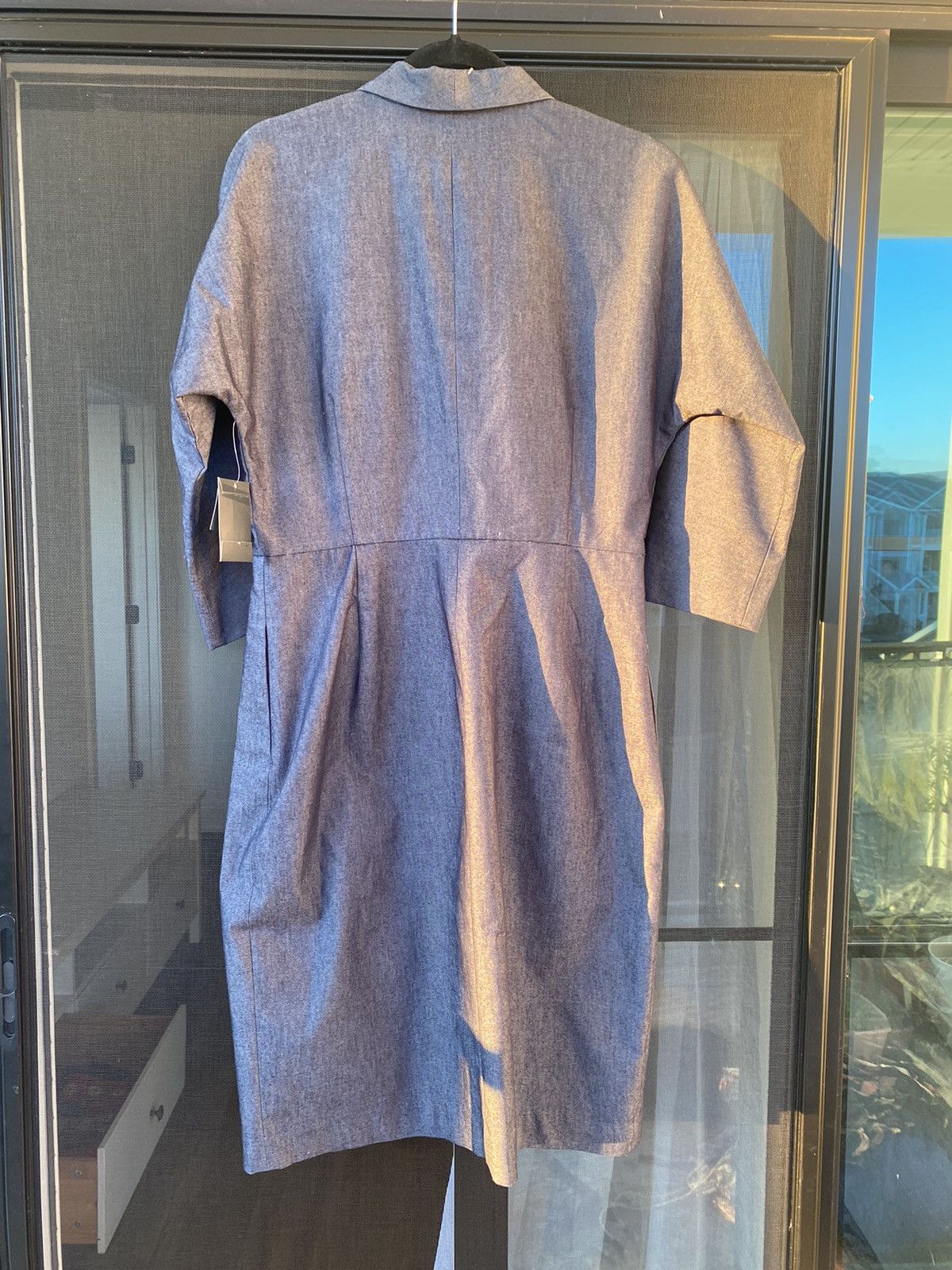 Other NWT Deadstock Blue LIZ CLAIBORNE suit Button Up dress 10 Size M / US 6-8 / IT 42-44 - 10 Thumbnail