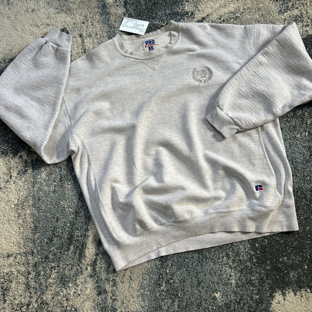 Russell Athletic RUSSELL ATHLETiC DEPT. 1902 OLYMPiC CREWNECK HEATHER ASH Size US XL / EU 56 / 4 - 5 Thumbnail