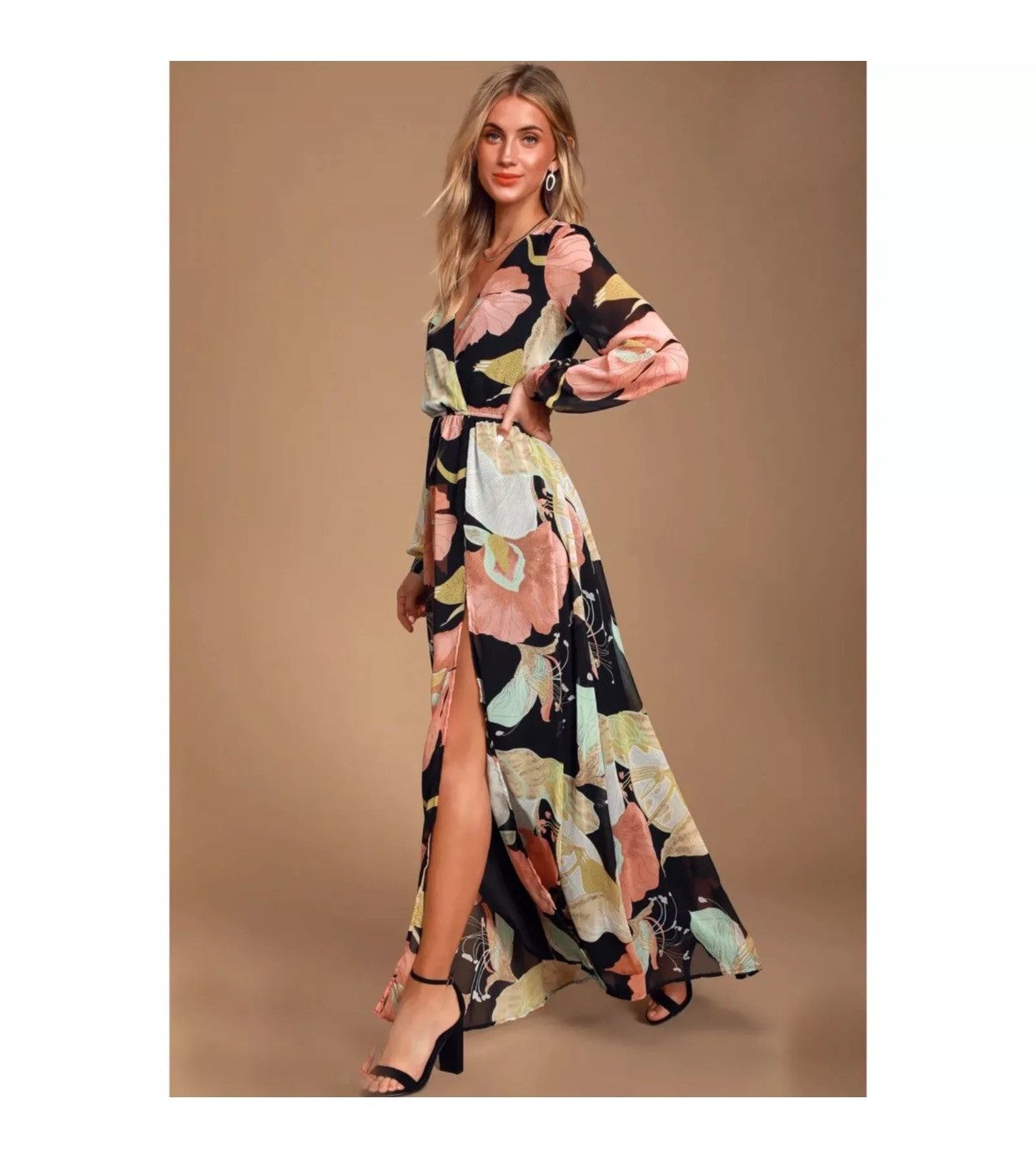 maxi open front dress Kira Keyhole Open Back Maxi Dress