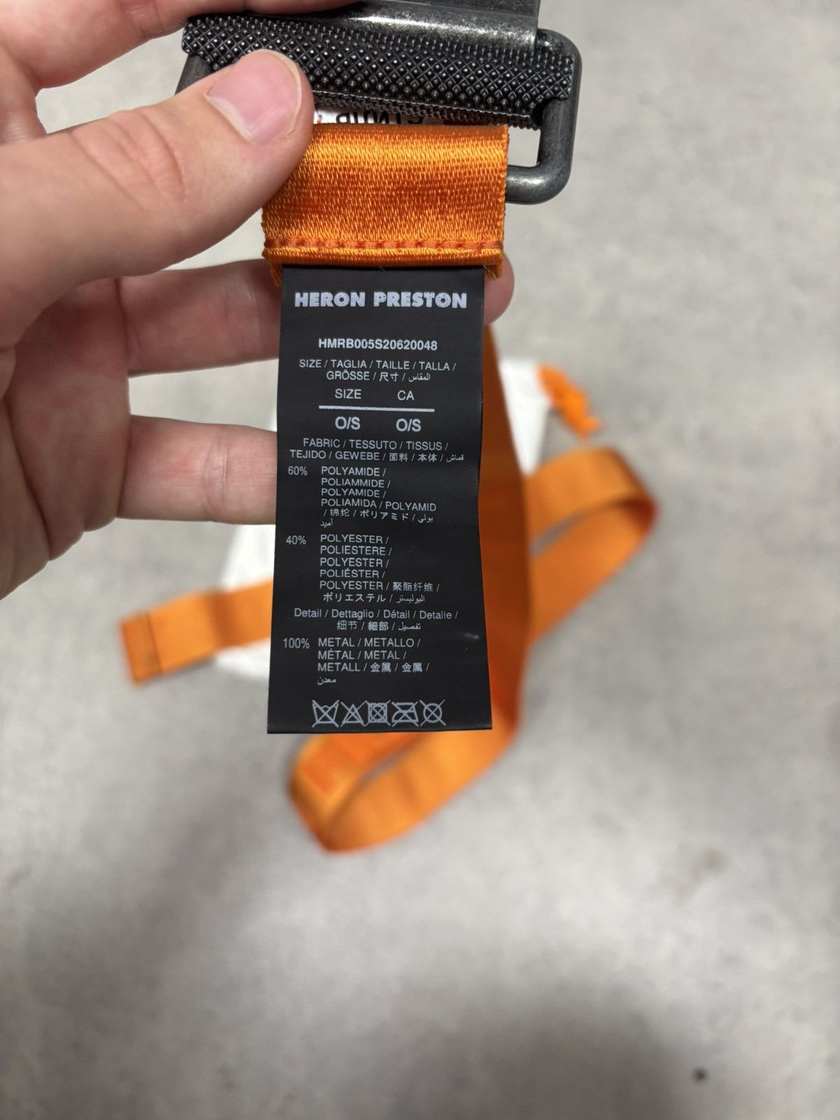 Heron Preston Heron Preston tape belt Size ONE SIZE - 4 Thumbnail