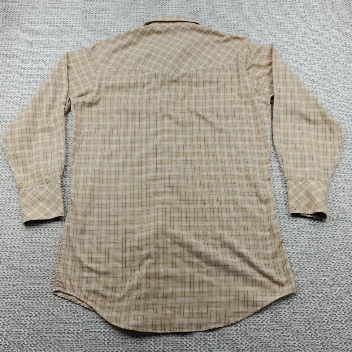 Vintage VINTAGE Fenton Western Cowboy Shirt Mens L Plaid Pearl Snap USA Made Long Tails Size US L / EU 52-54 / 3 - 2 Thumbnail