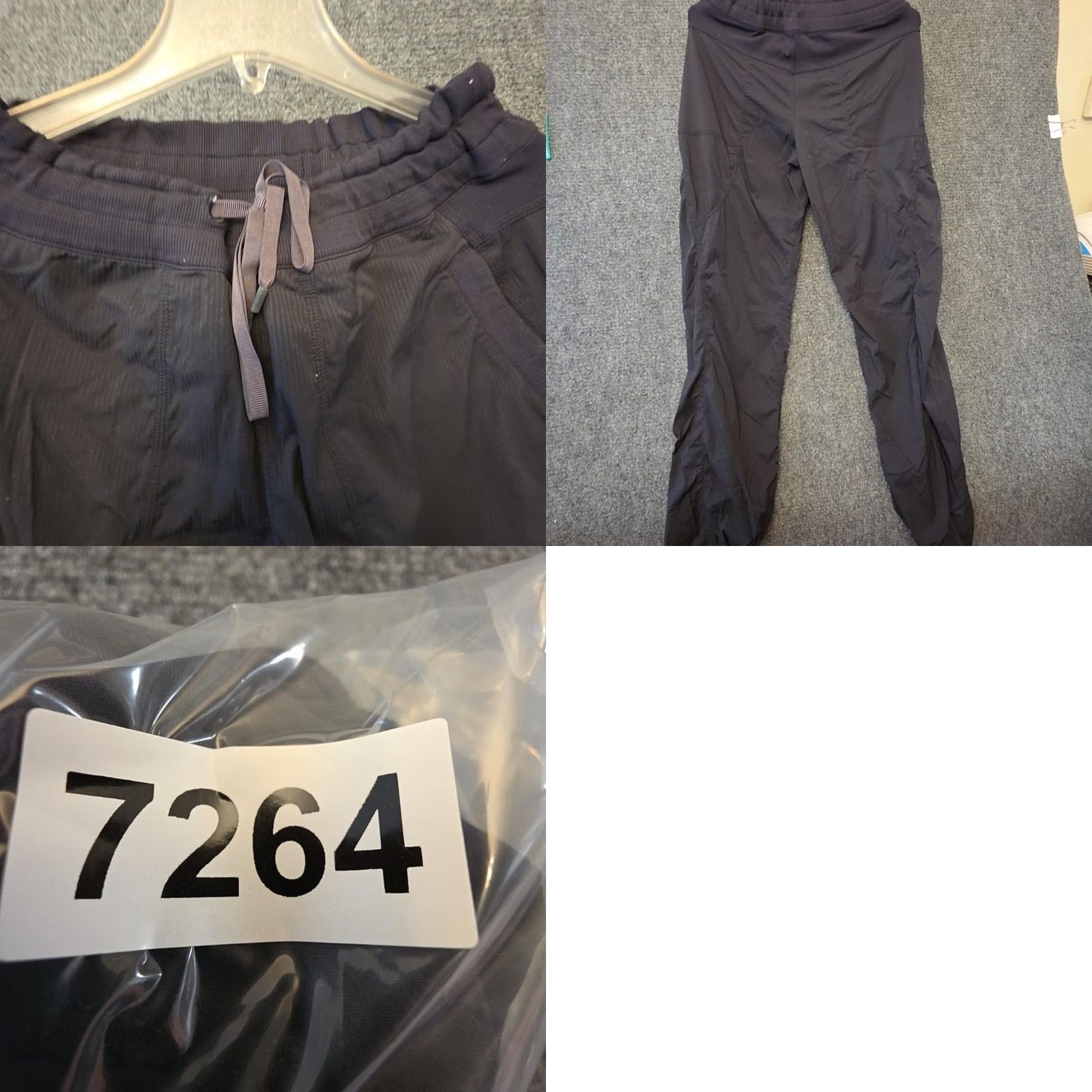 Lululemon Lululemon Joggers Womens 10 Black Drawstring Ruched Leg Pants Yoga Gym Stretch Size 32" / US 10 / IT 46 - 8 Thumbnail